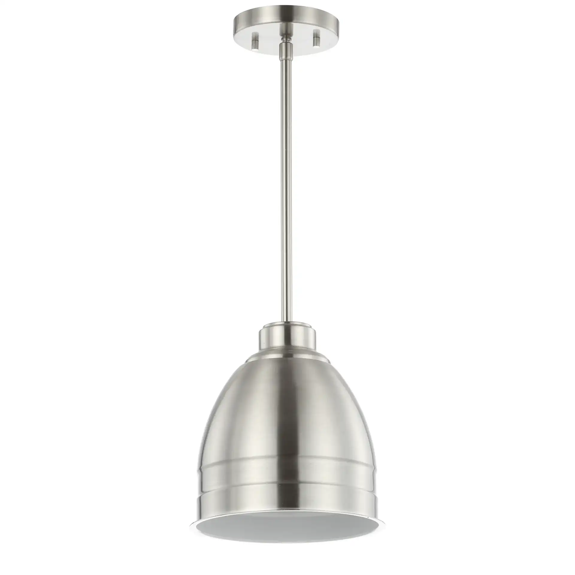 Riley Pendant in Nickel, detail view