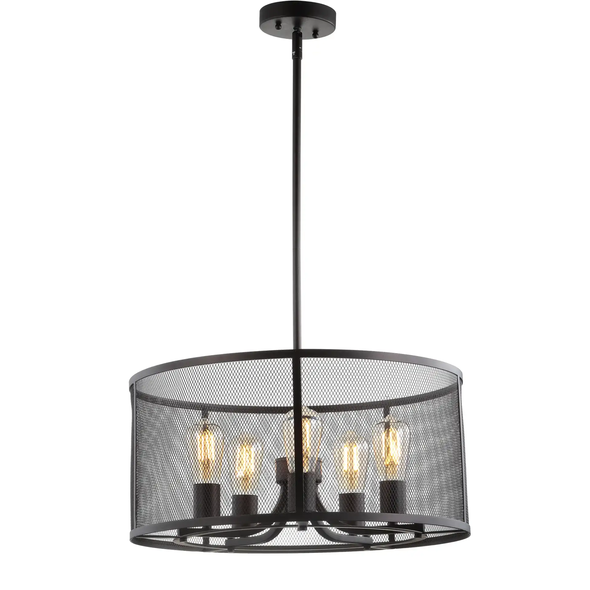Kane Five-Light Pendant in Brass
