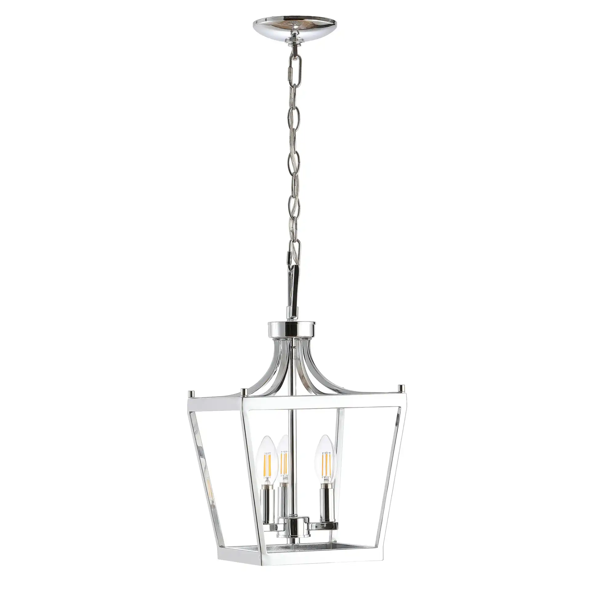 Larton Three-Light Pendant in Oil Rub Bronze, detail view