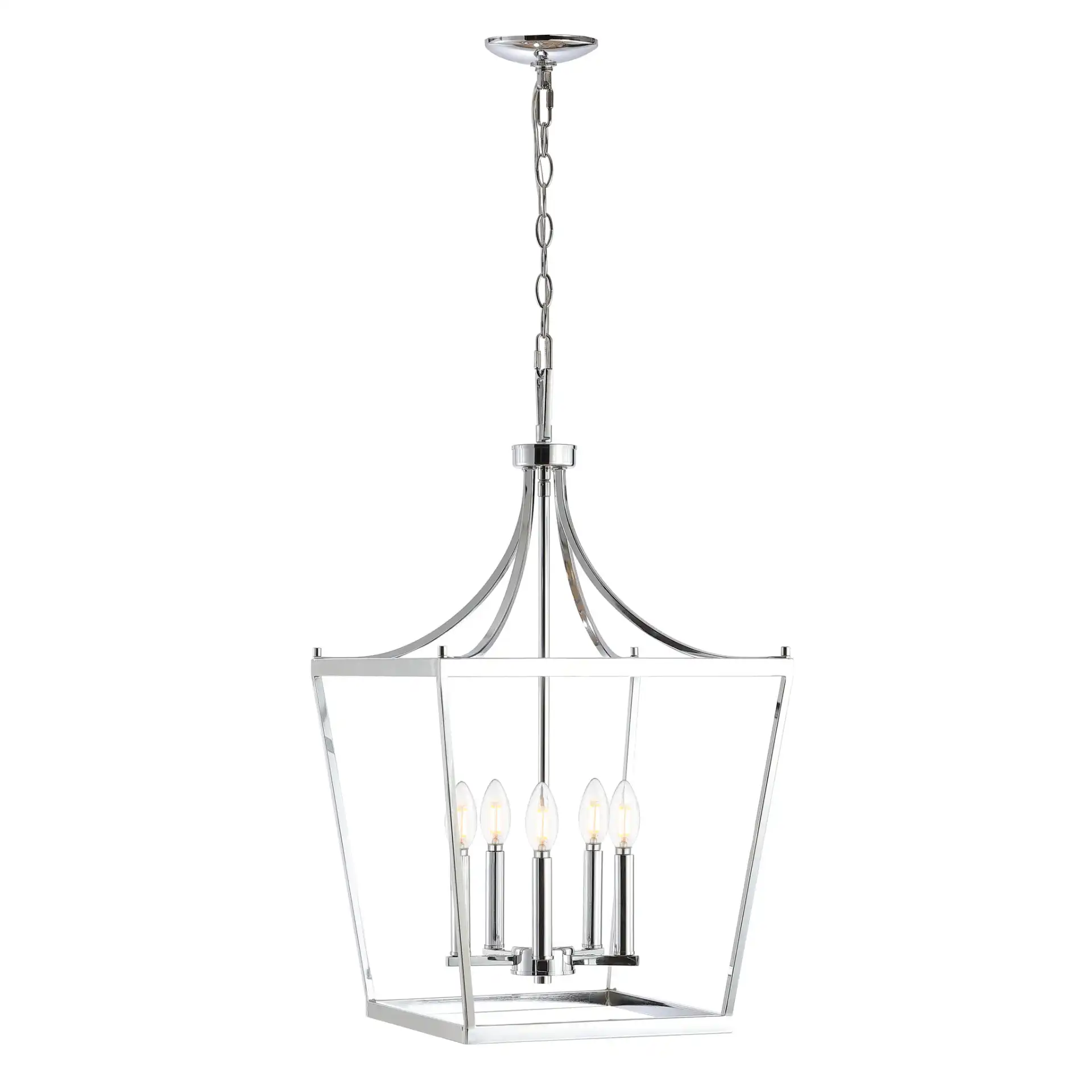 Kenris Five-Light Pendant in Chrome