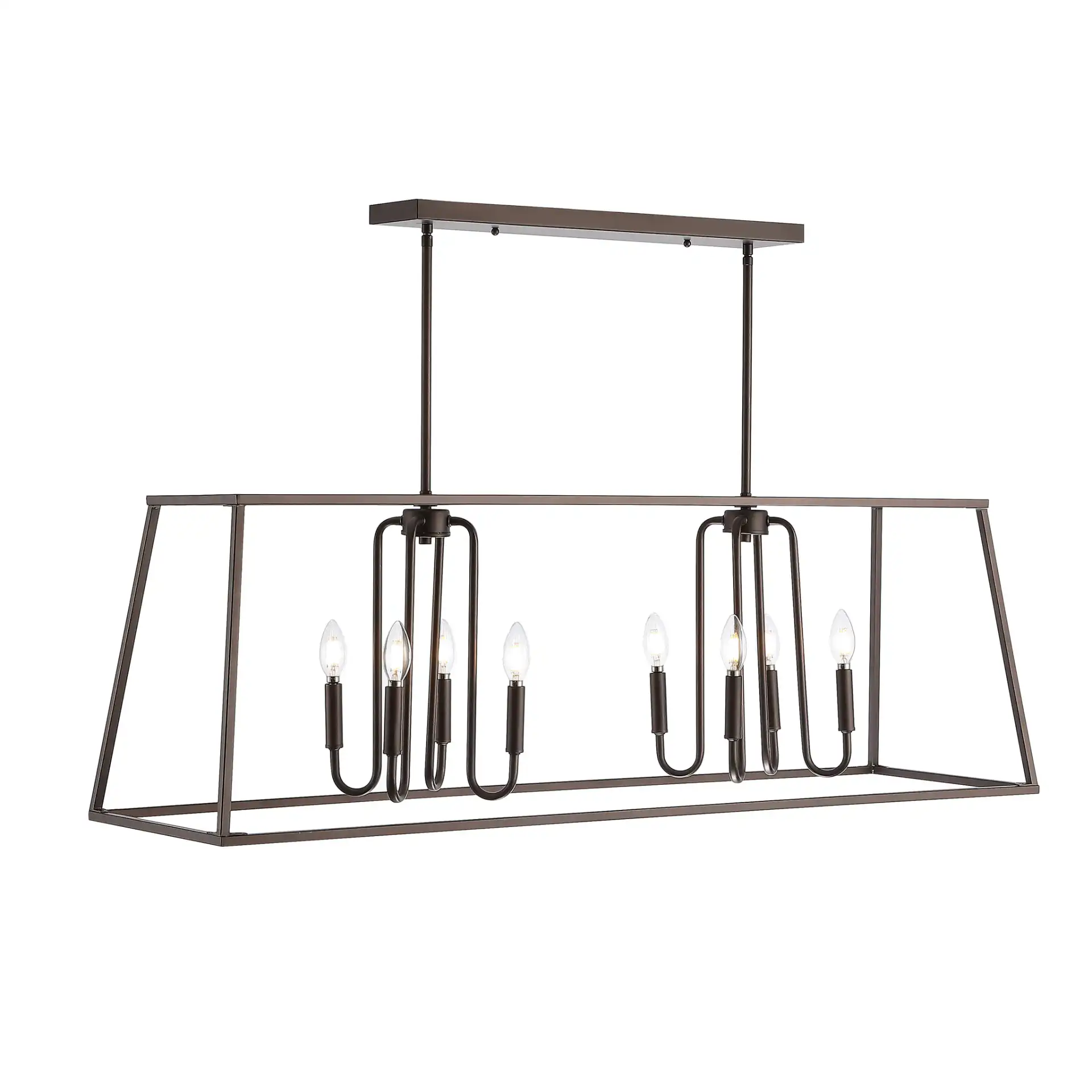 Onia Eight-Light Pendant in Oil Rubbed Bronze (Black)