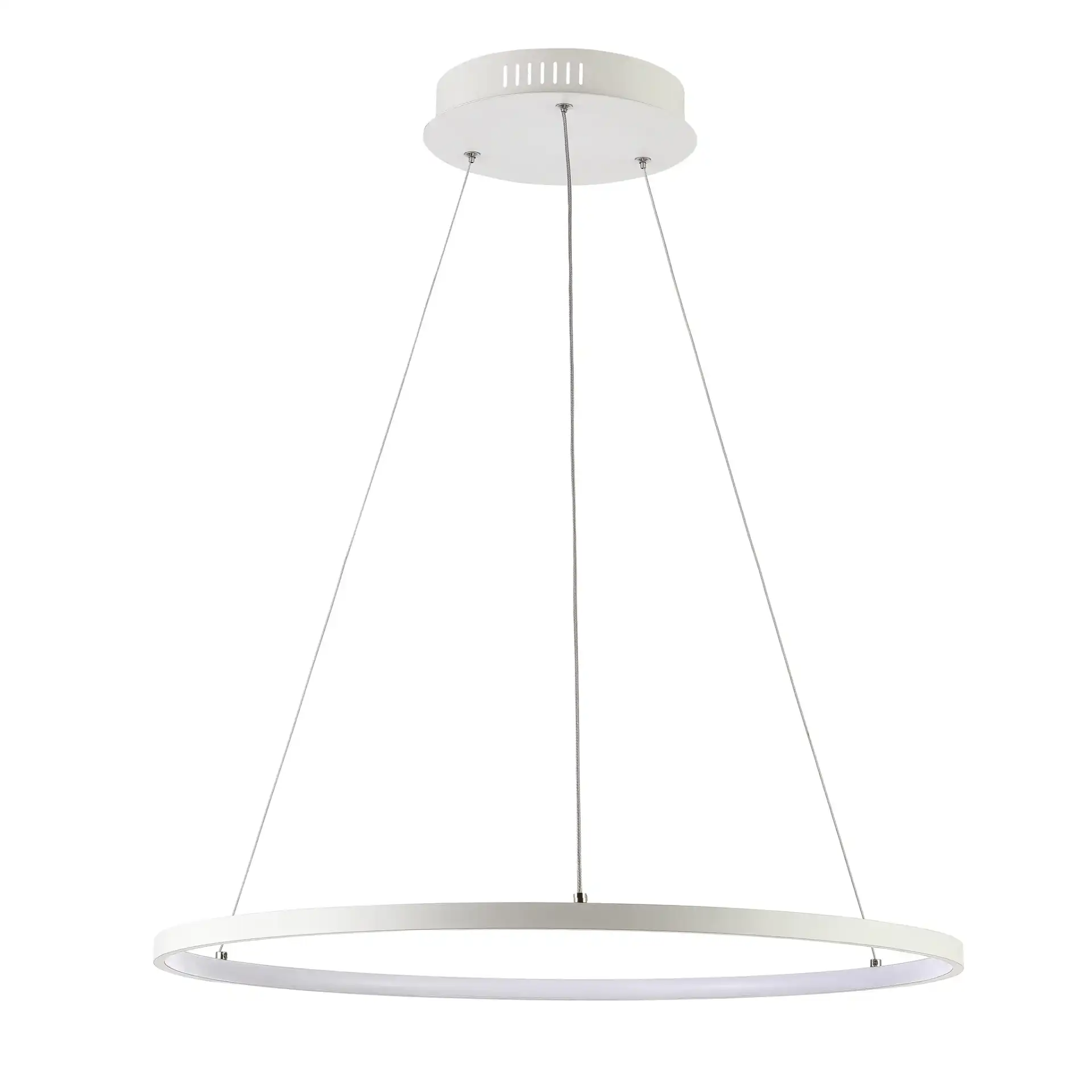 Porta Led Pendant in White, detail view