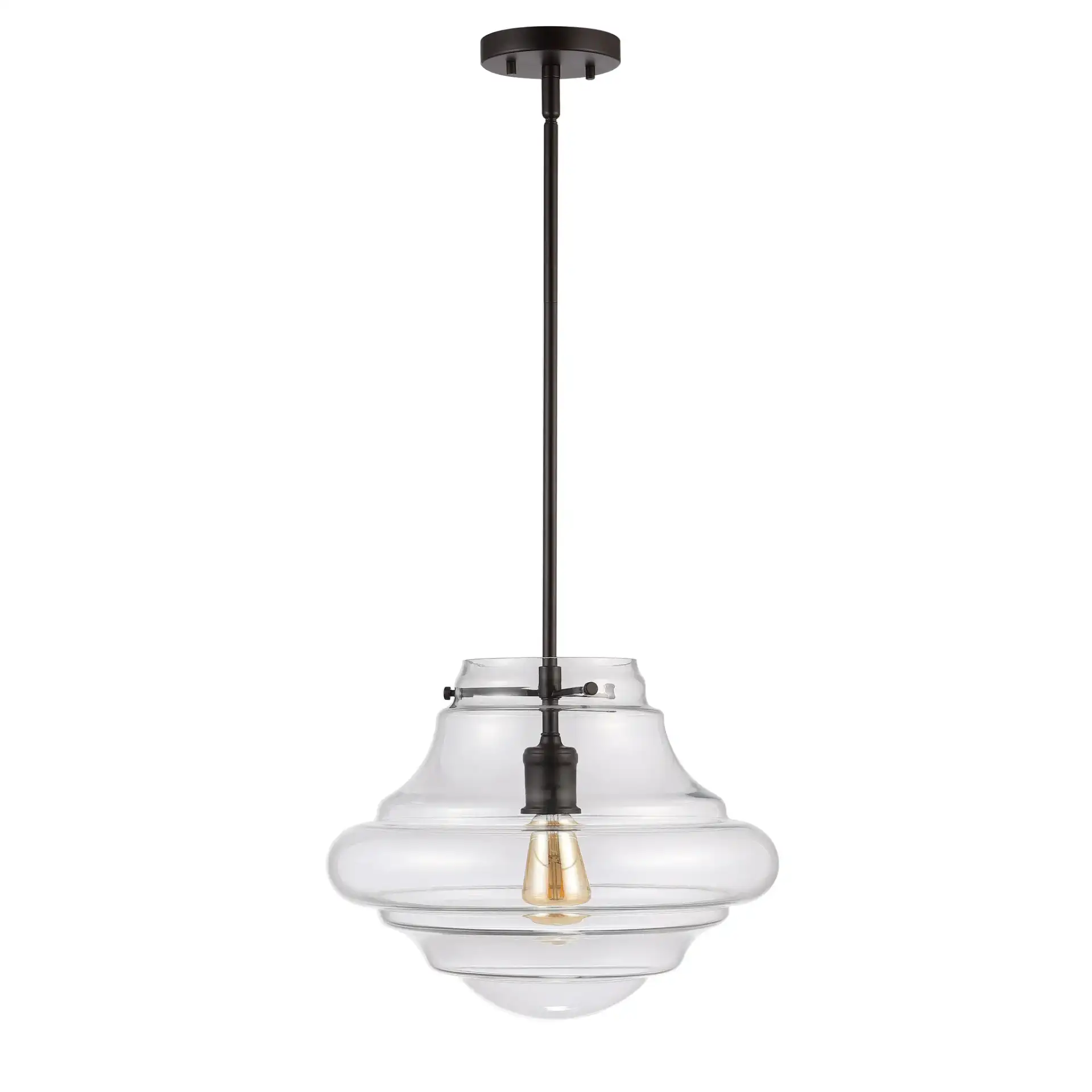 Oslen Pendant in Oil Rubbed Bronze, detail view