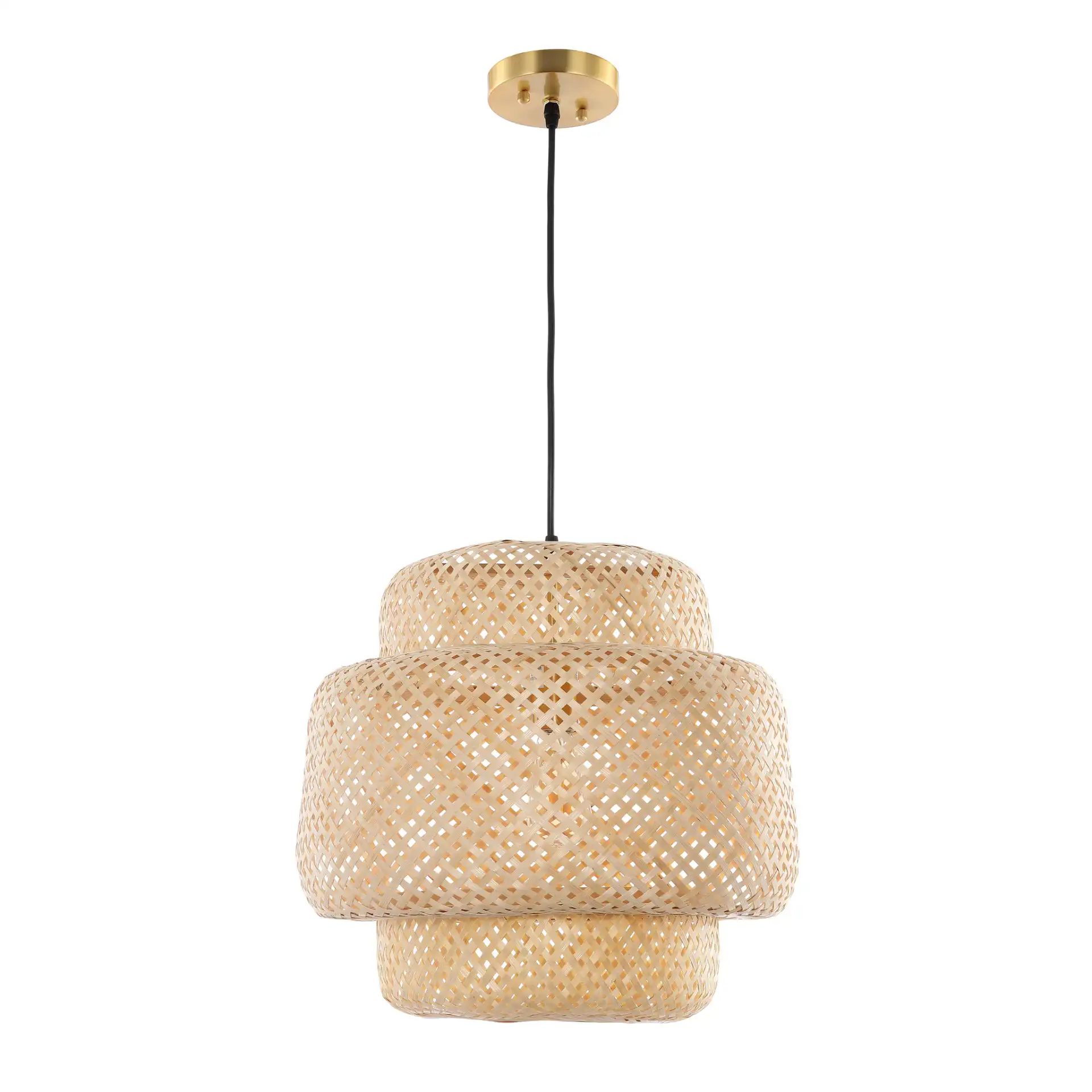 Klara Pendant in Natural, detail view