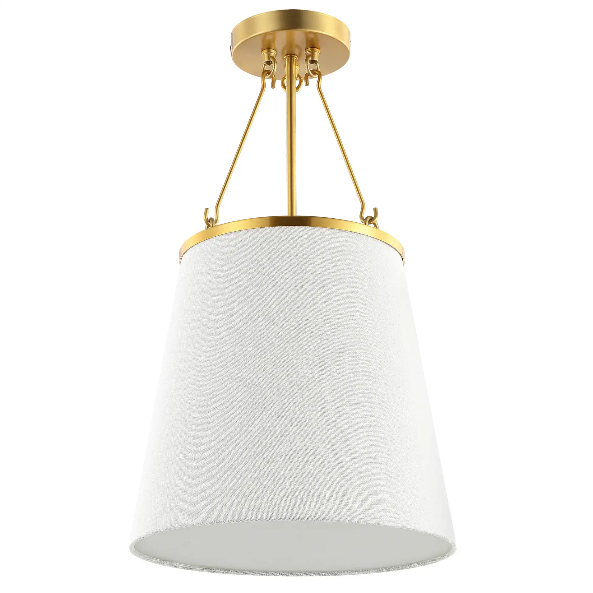 Valor Pendant in Gold / White, detail view