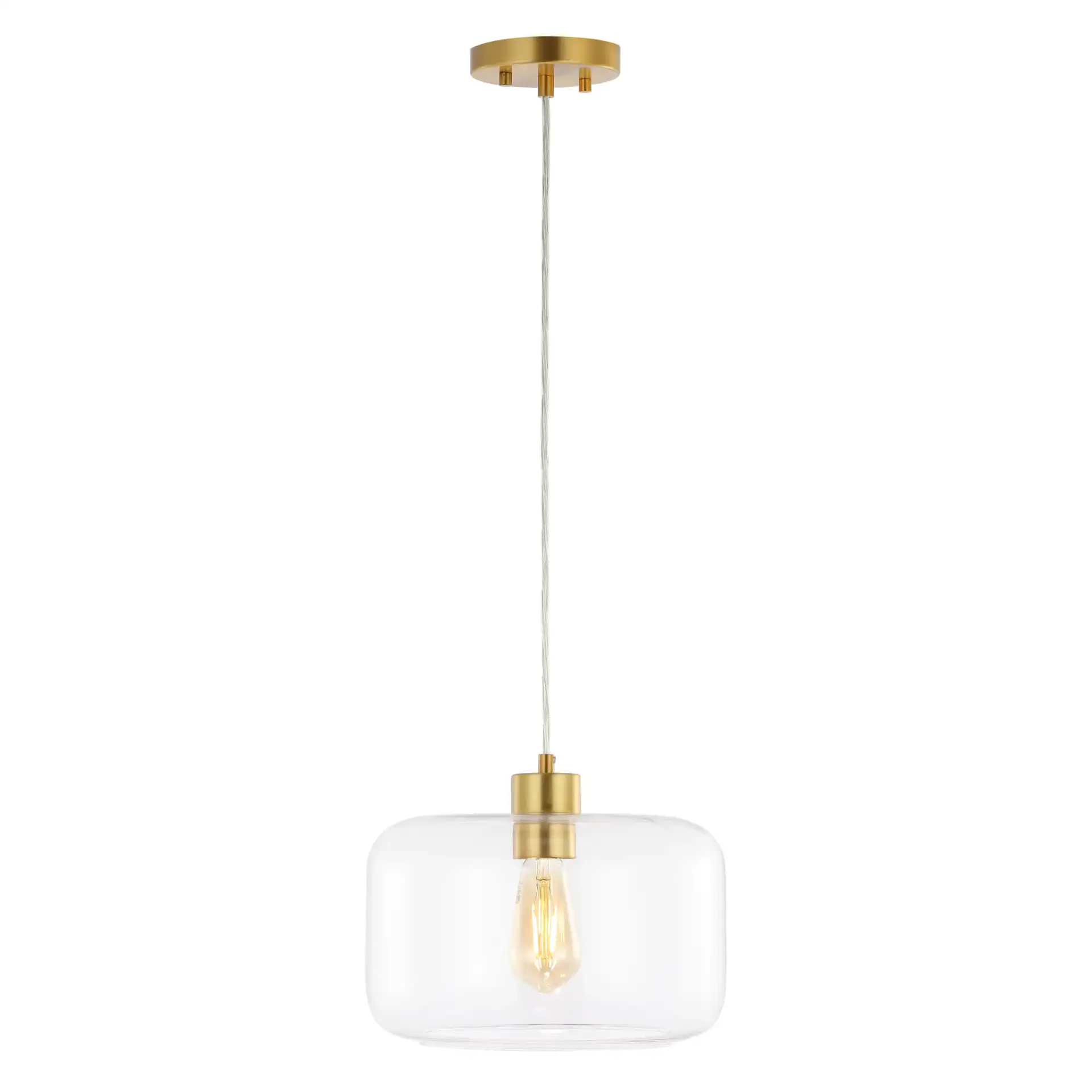 Warden Pendant in Gold / Clear