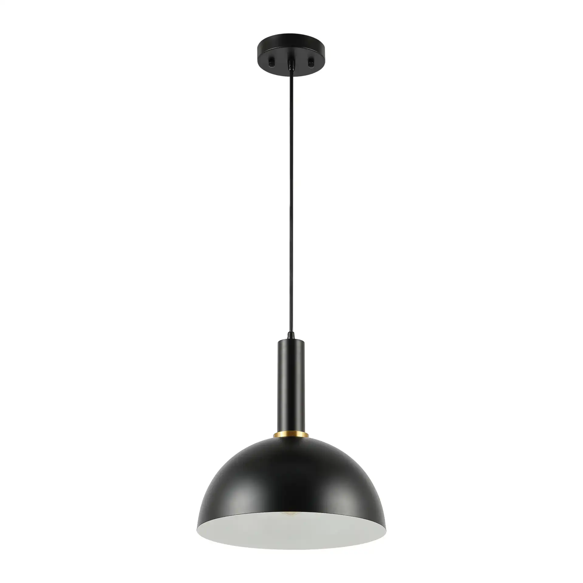 Montecito Pendant in Black, detail view