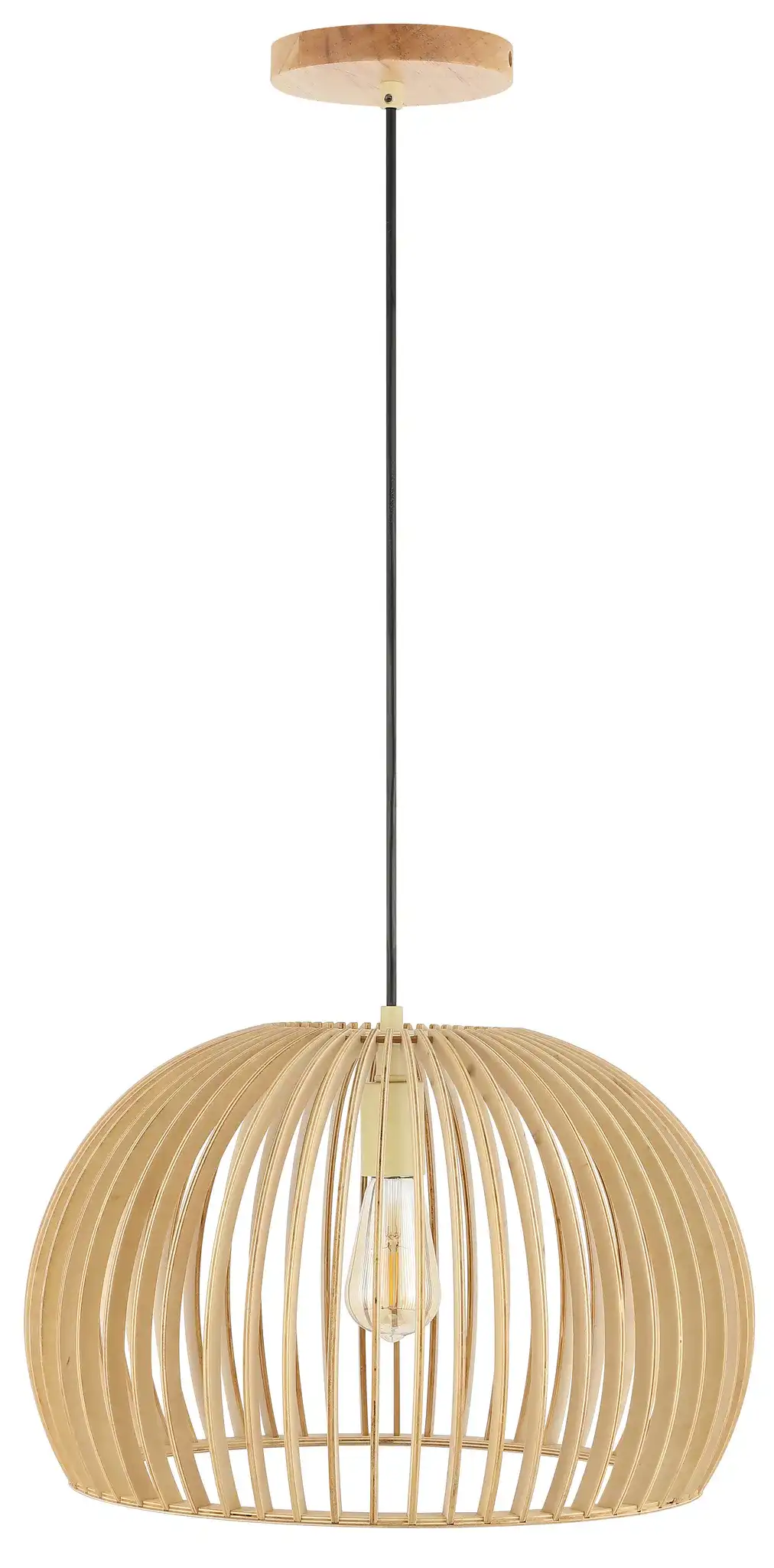 Mesa Pendant in Natural, detail view