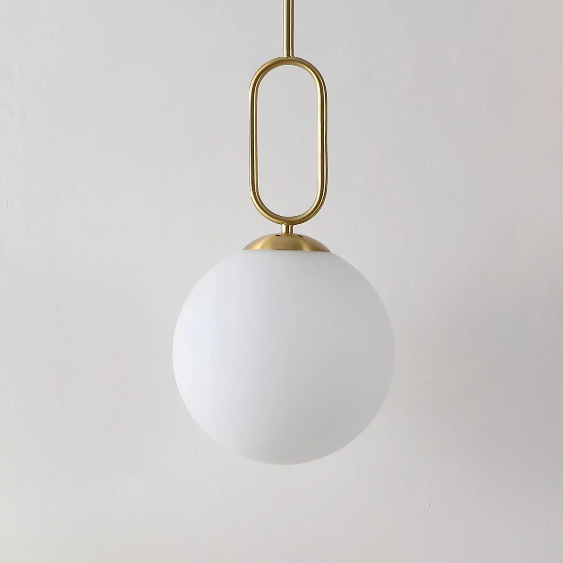 Danva Pendant in Brass, detail view