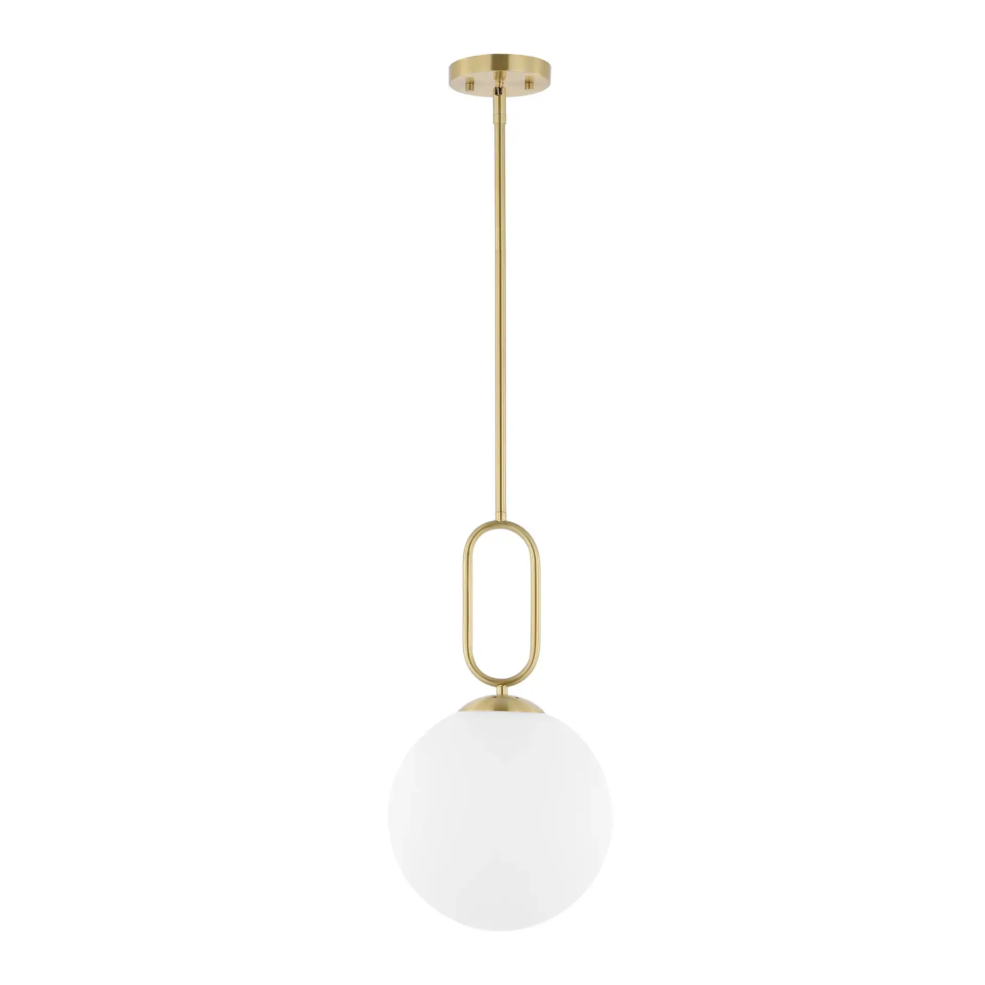 Danva Pendant in Brass, detail view