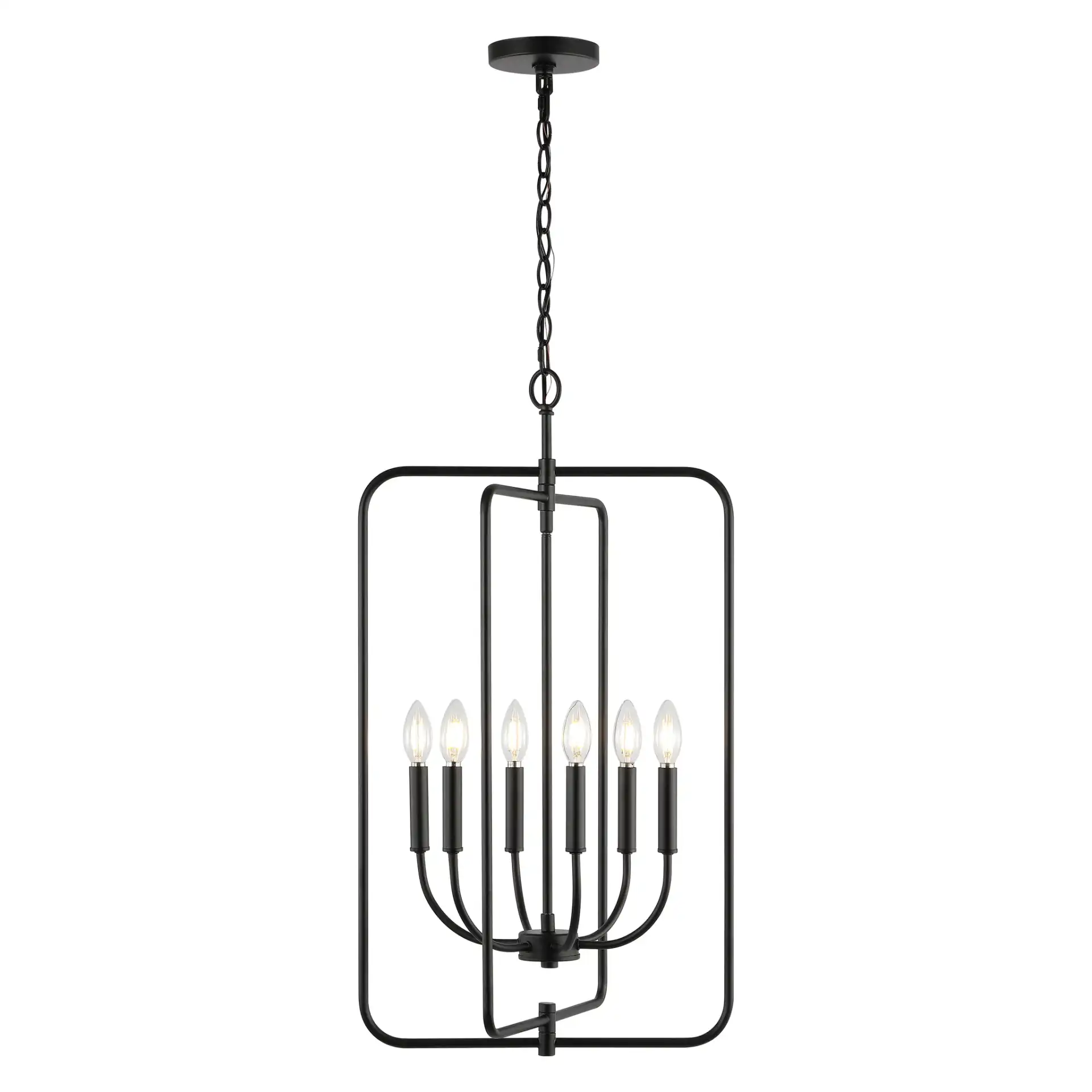 Alto Six-Light Pendant in Black