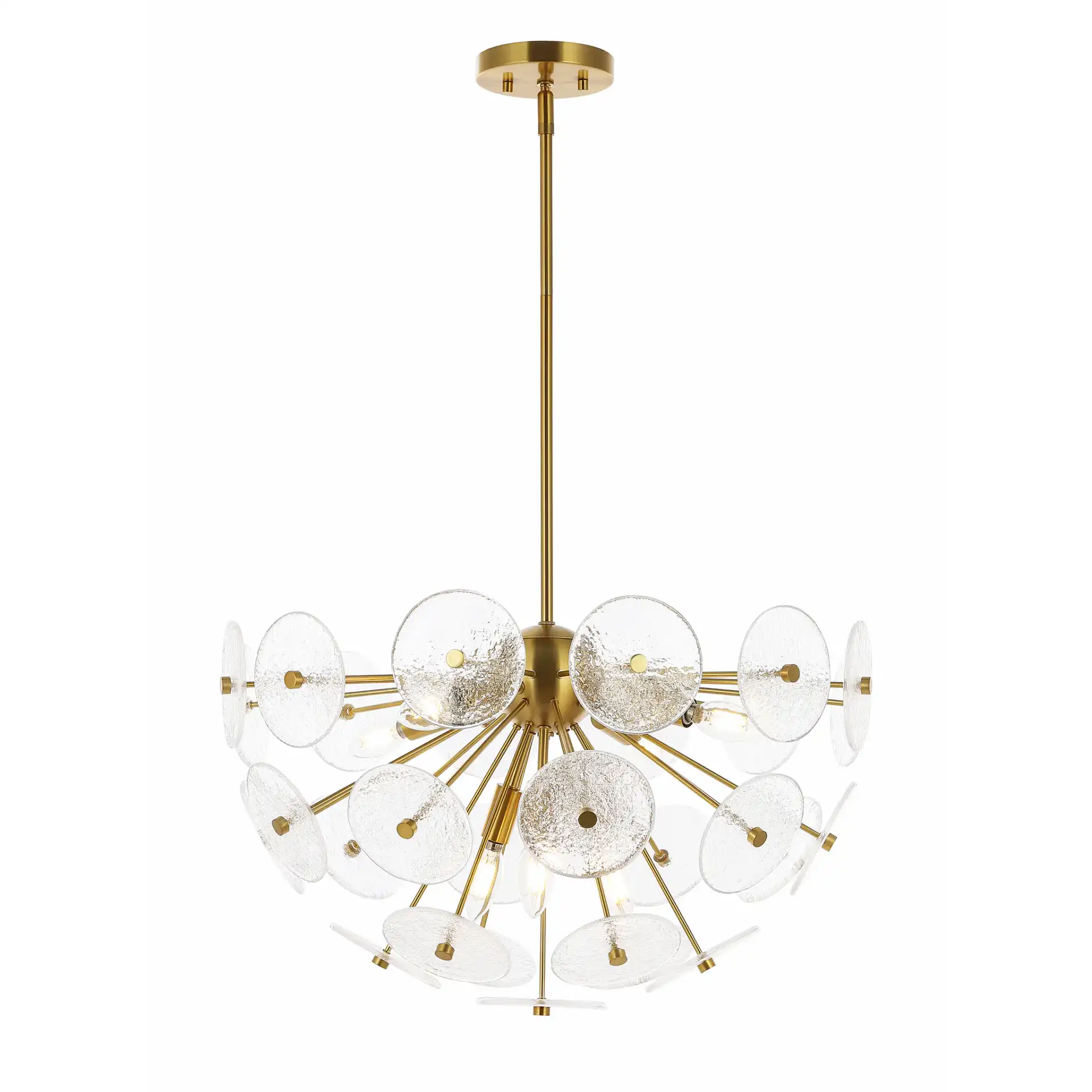 Miri Six-Light Pendant in Brass