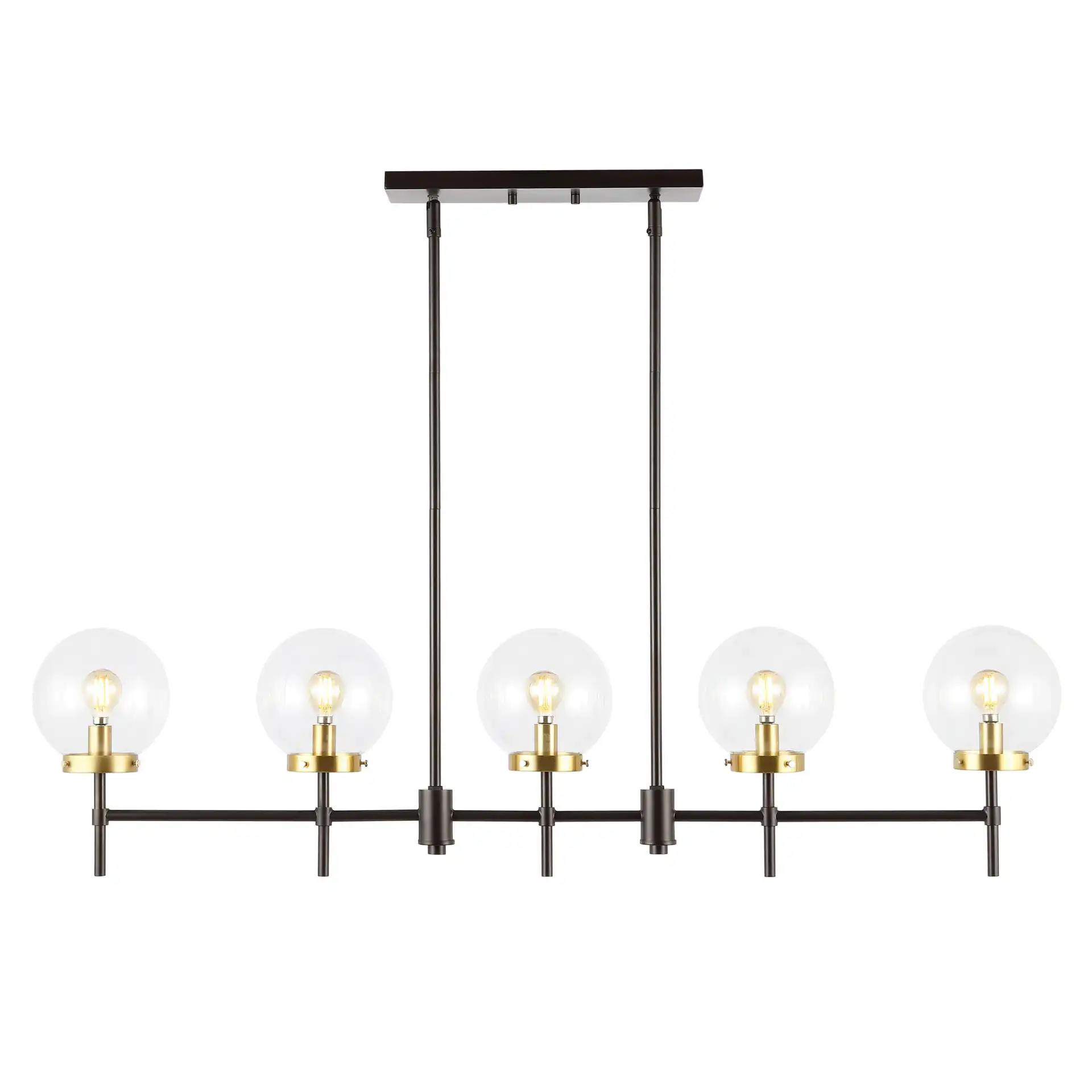 Mylah Five-Light Pendant in Oil Rub Bronze / Brass