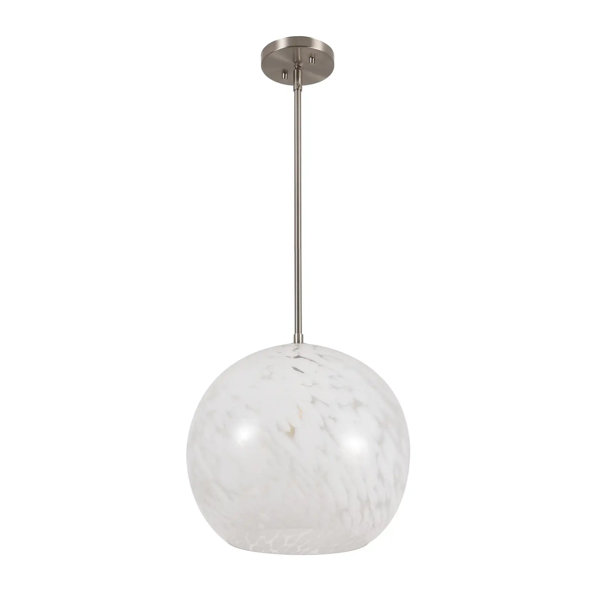 Ines Pendant in Nickel, detail view