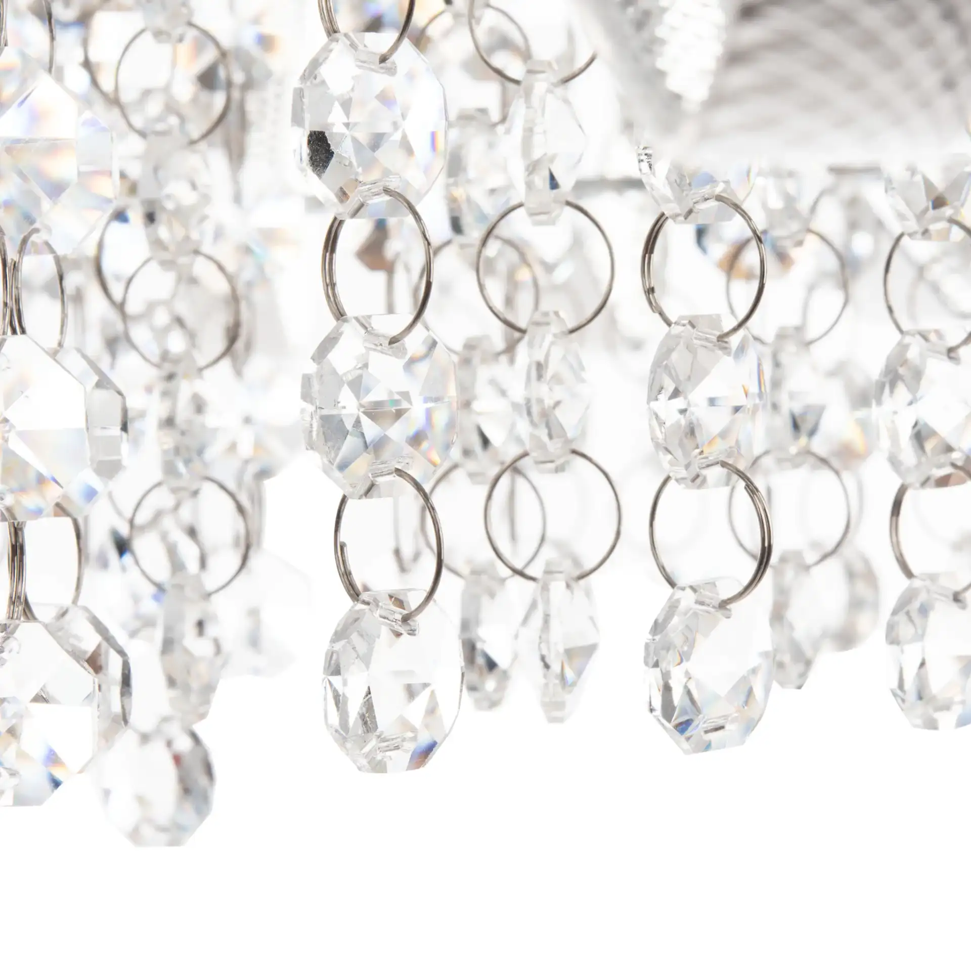 Fania Five-Light Pendant in Blue Crackle in a styled room
