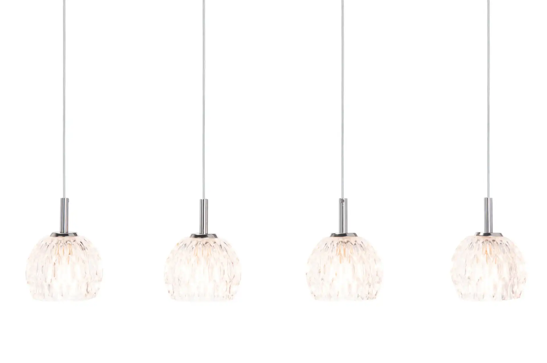 Lanson Four-Light Pendant in Antique White