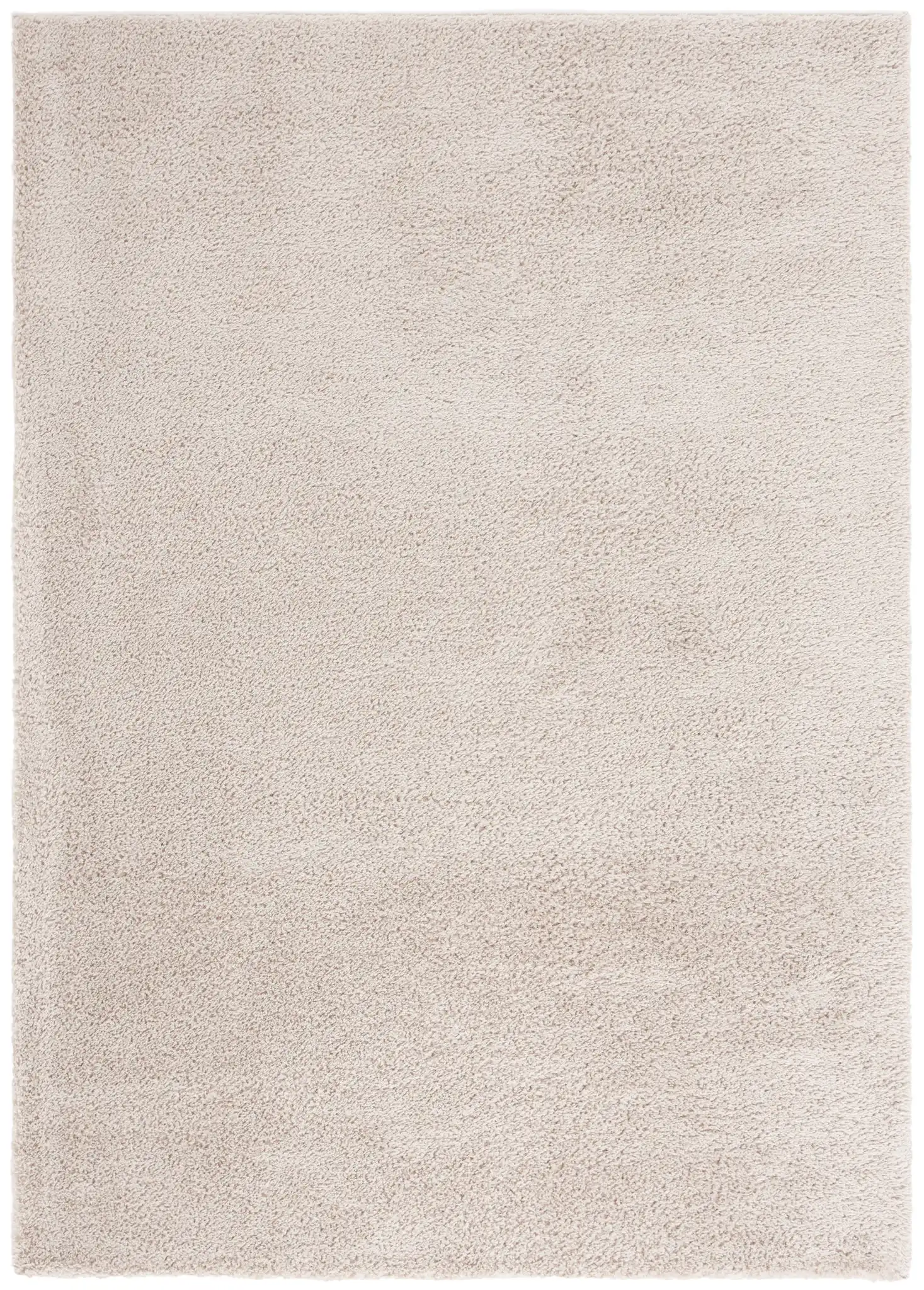 Penelope Solid Shag Rug in Beige