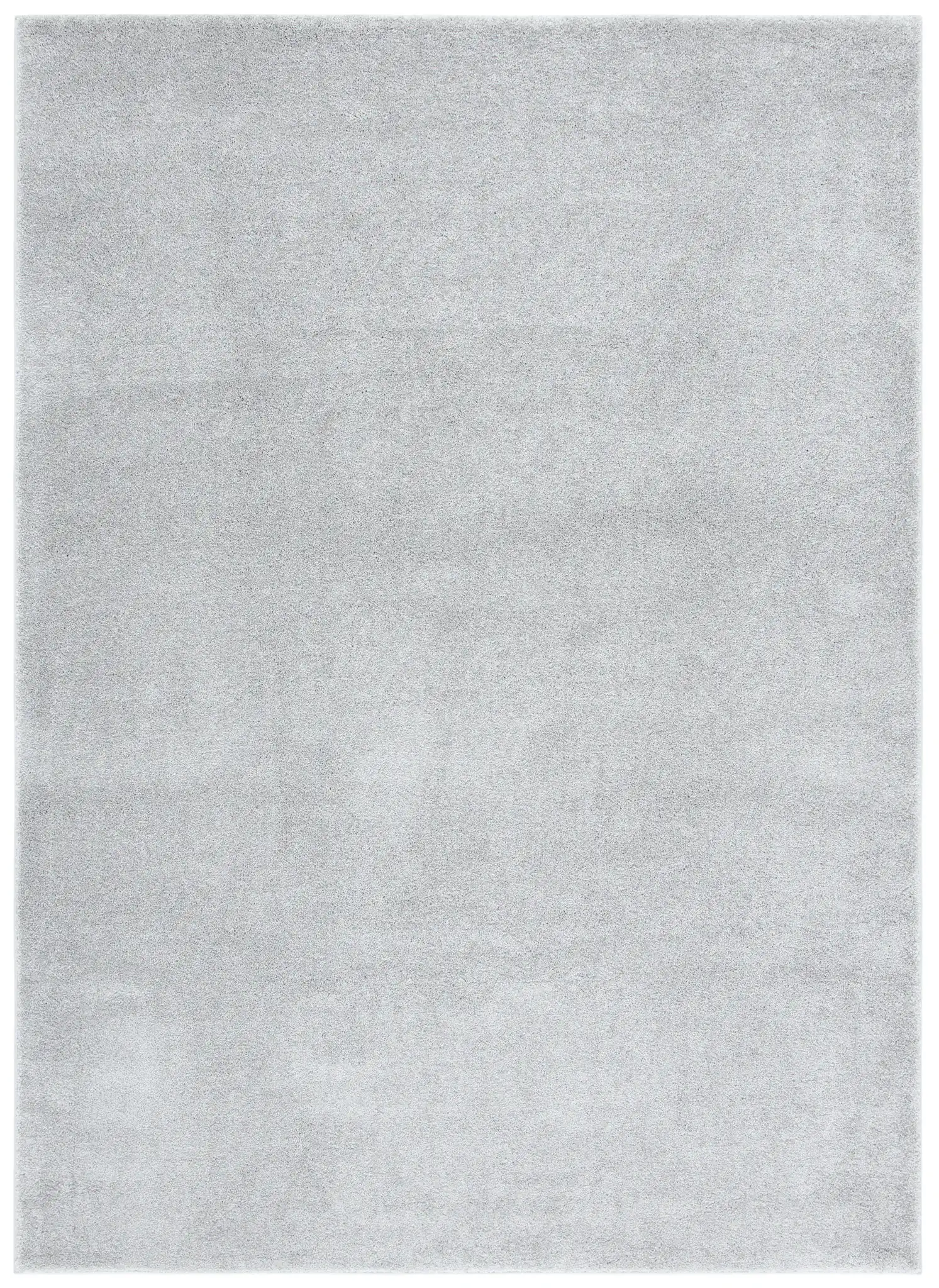 Pattern & Solid Pattern And Solid Textured Solid Rug in Light Gray