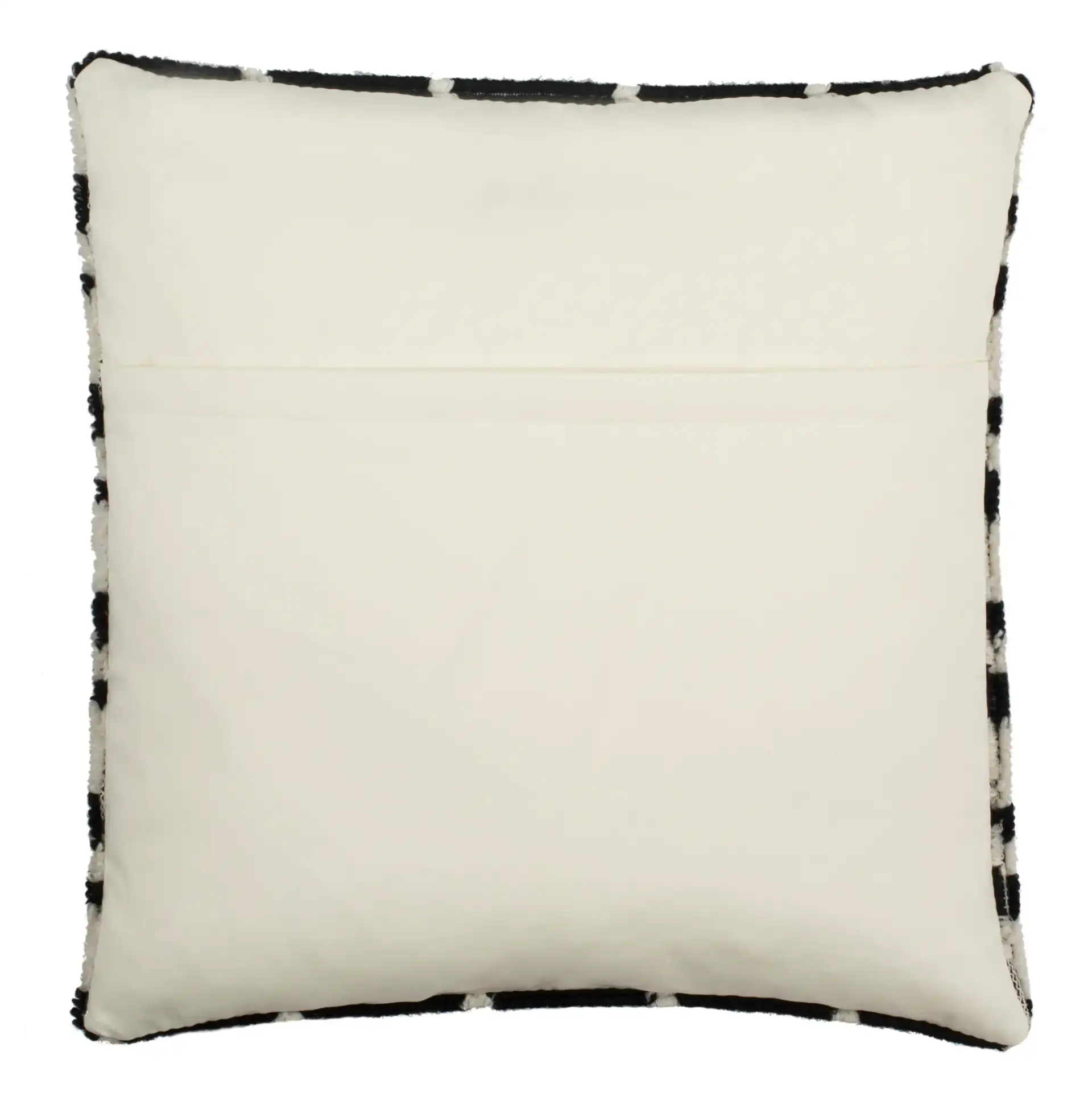 Hanne Houndstooth Pillow in Celadon / Ivory, detail view