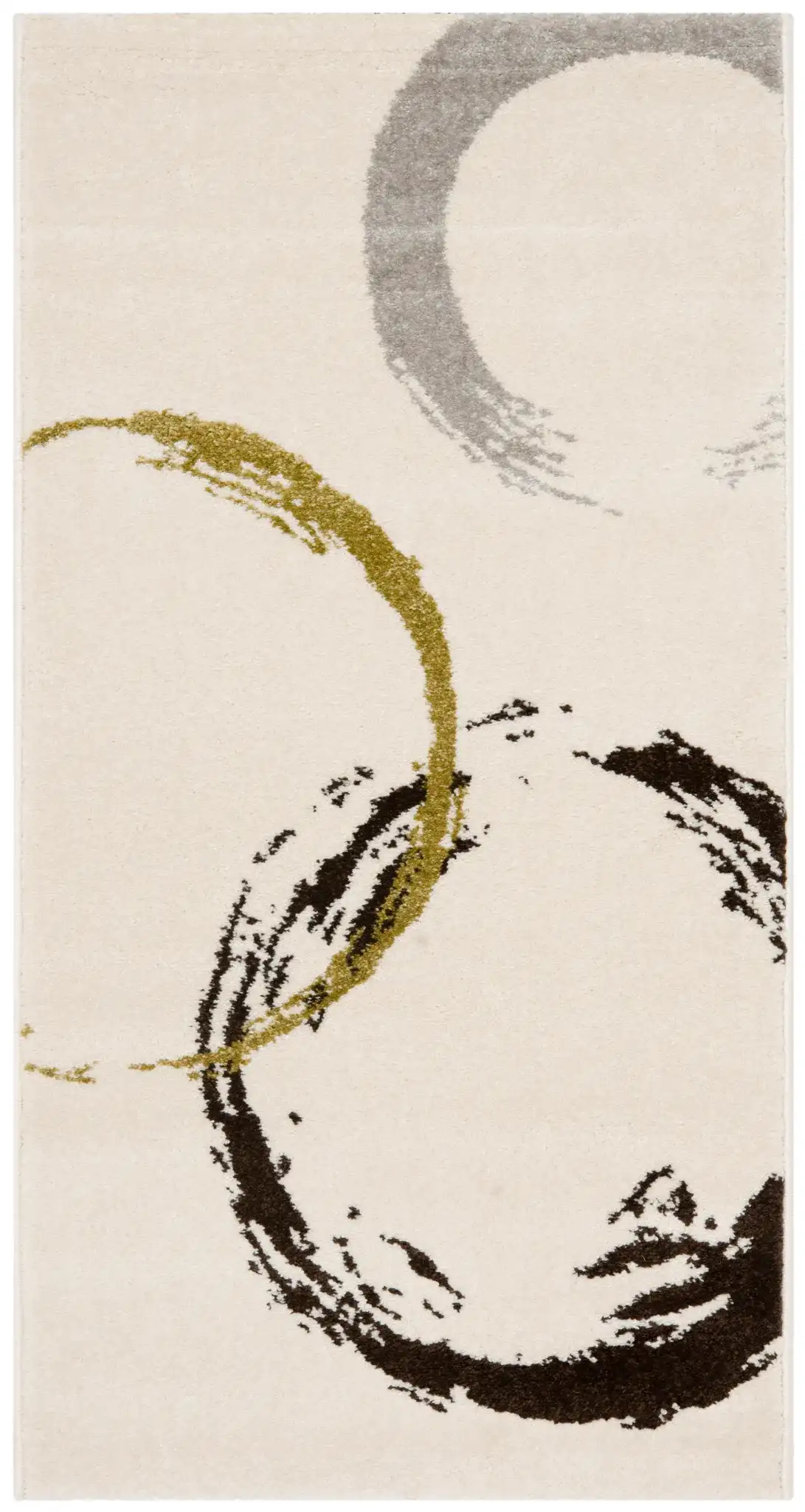 Porcello Paulo Rug in Ivory / Green