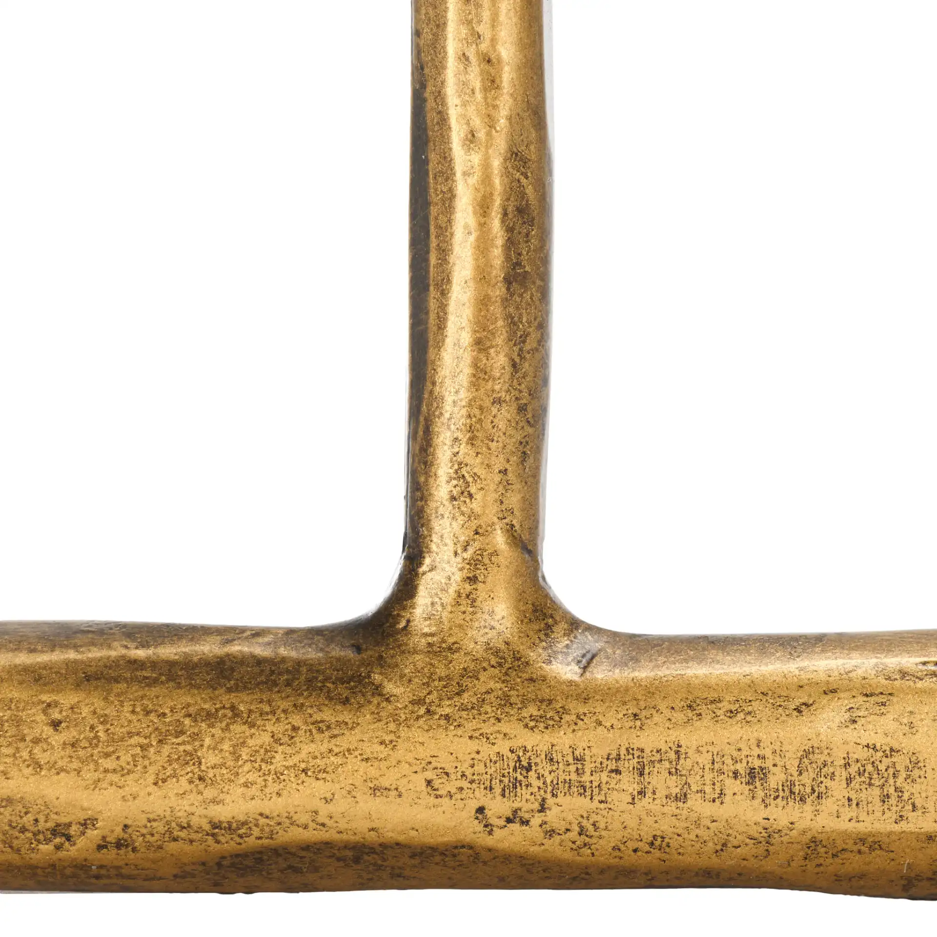 Zobi Candlestick (Set Of 2) in Gold, detail view