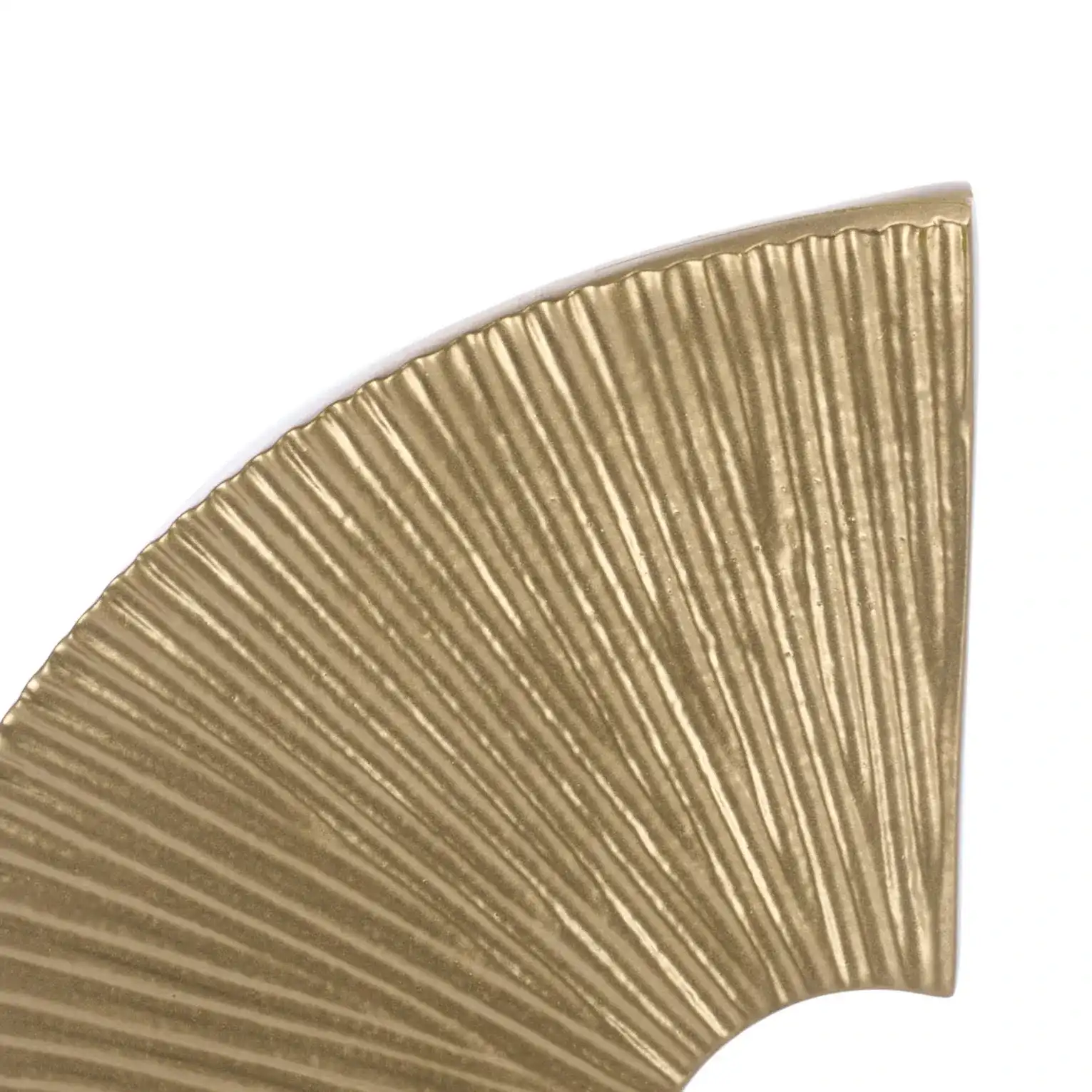 Echo 15" Gold Arc Figure in Gold / Black in a styled room