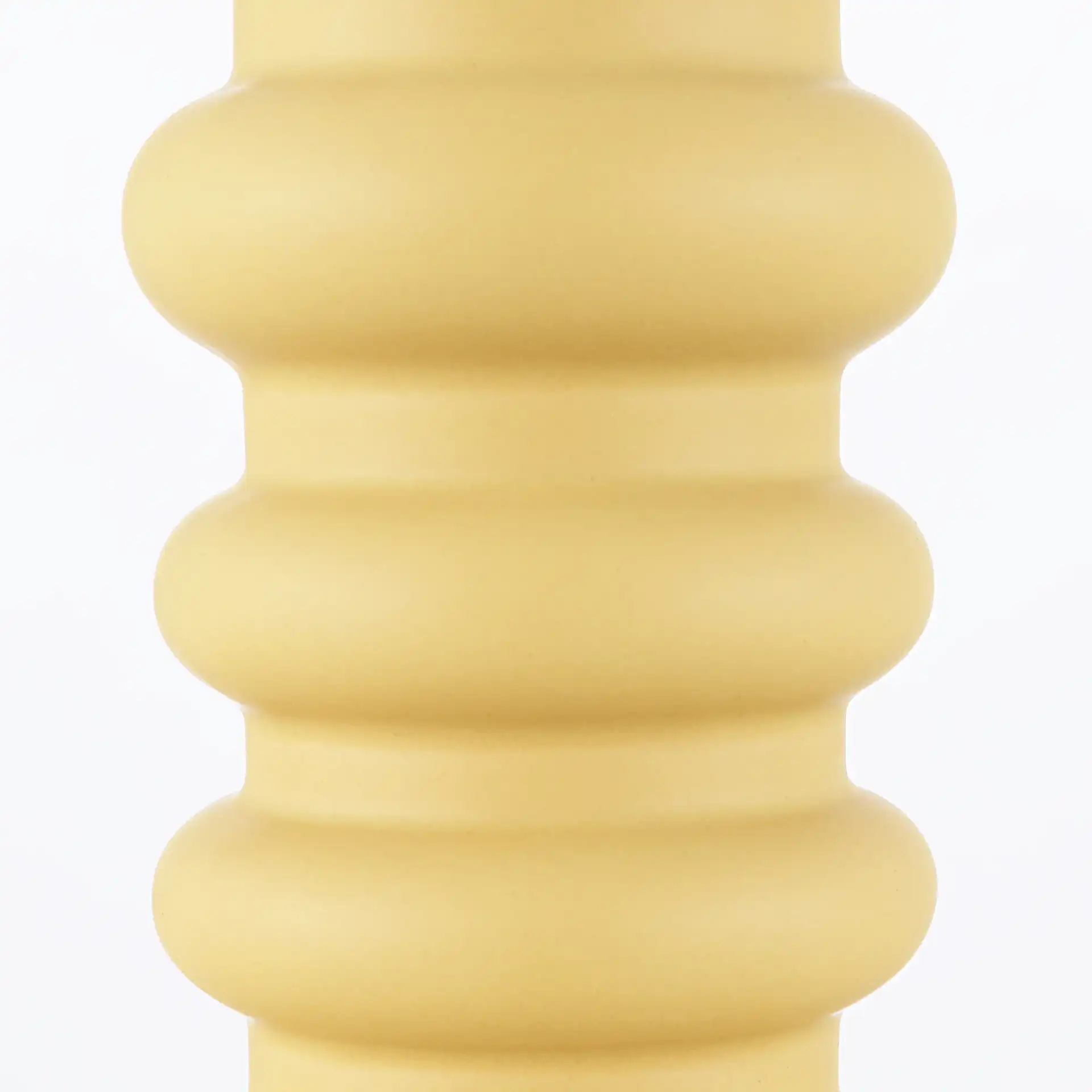 Theissa Ceramic Vase (Set Of 2) in Orange / Pale Yellow in a styled room