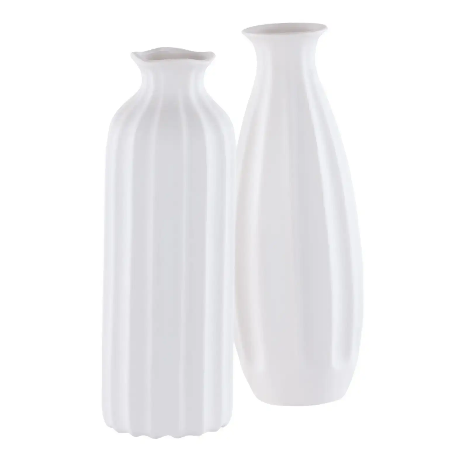 Ilsa Ceramic Vase (Set Of 2) in White