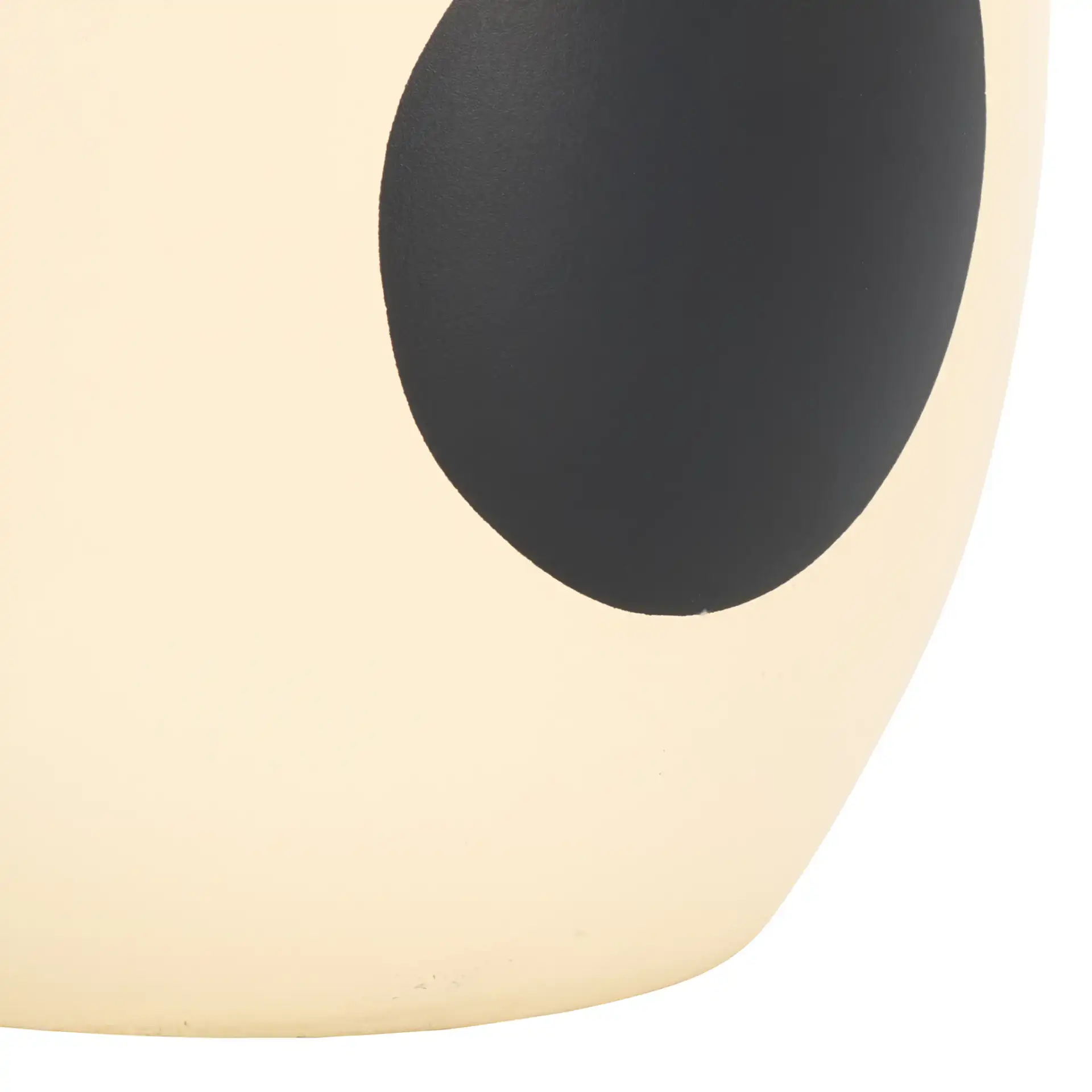 Tahleah Ceramic Vases (Set Of 2) in Cream / Black, detail view