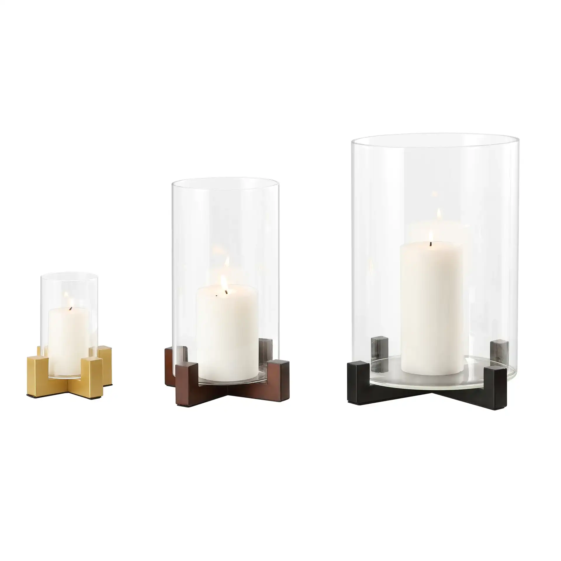 Nifi Candle Holder Set Of 3 in Multi