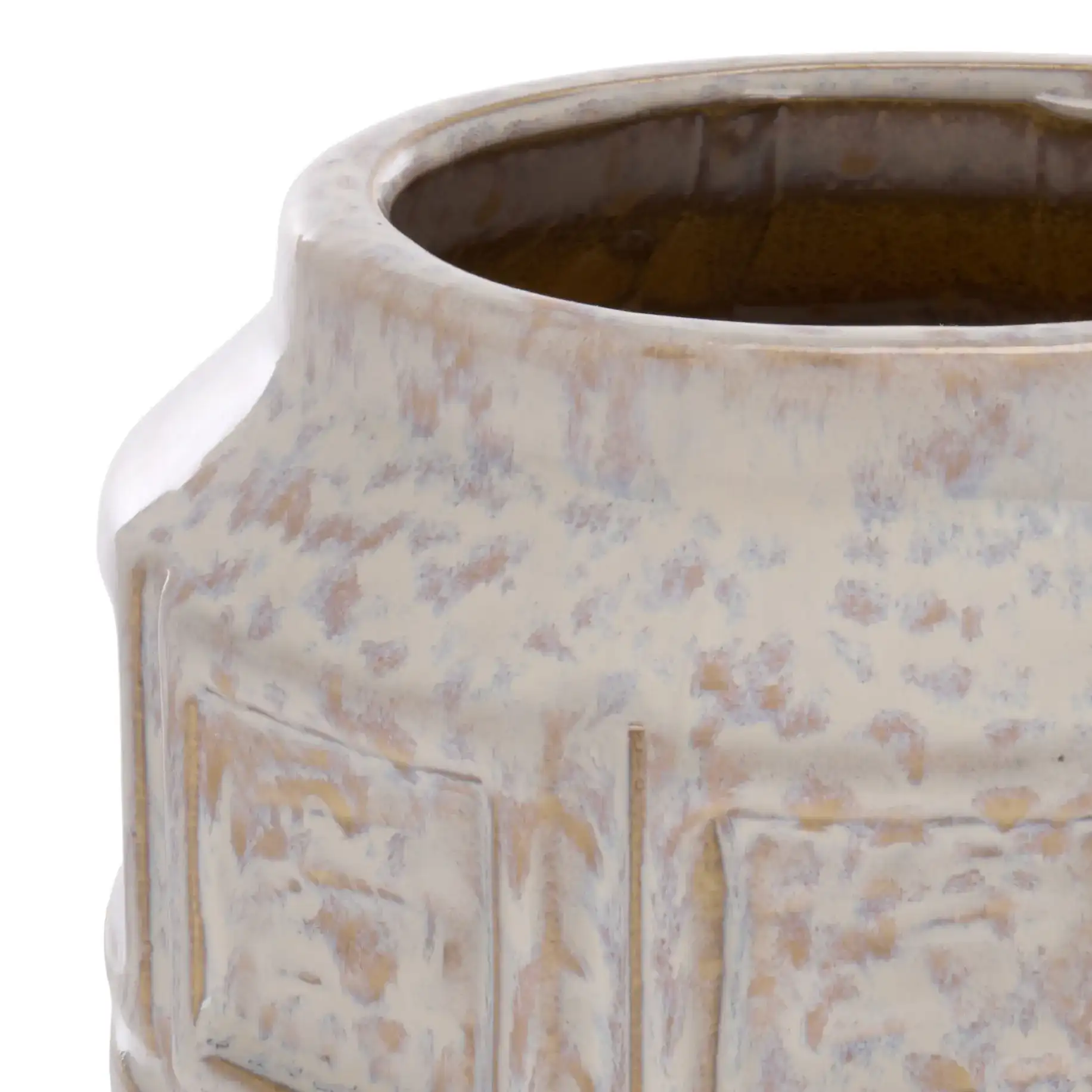 Talo Textured Vase in Multi in a styled room