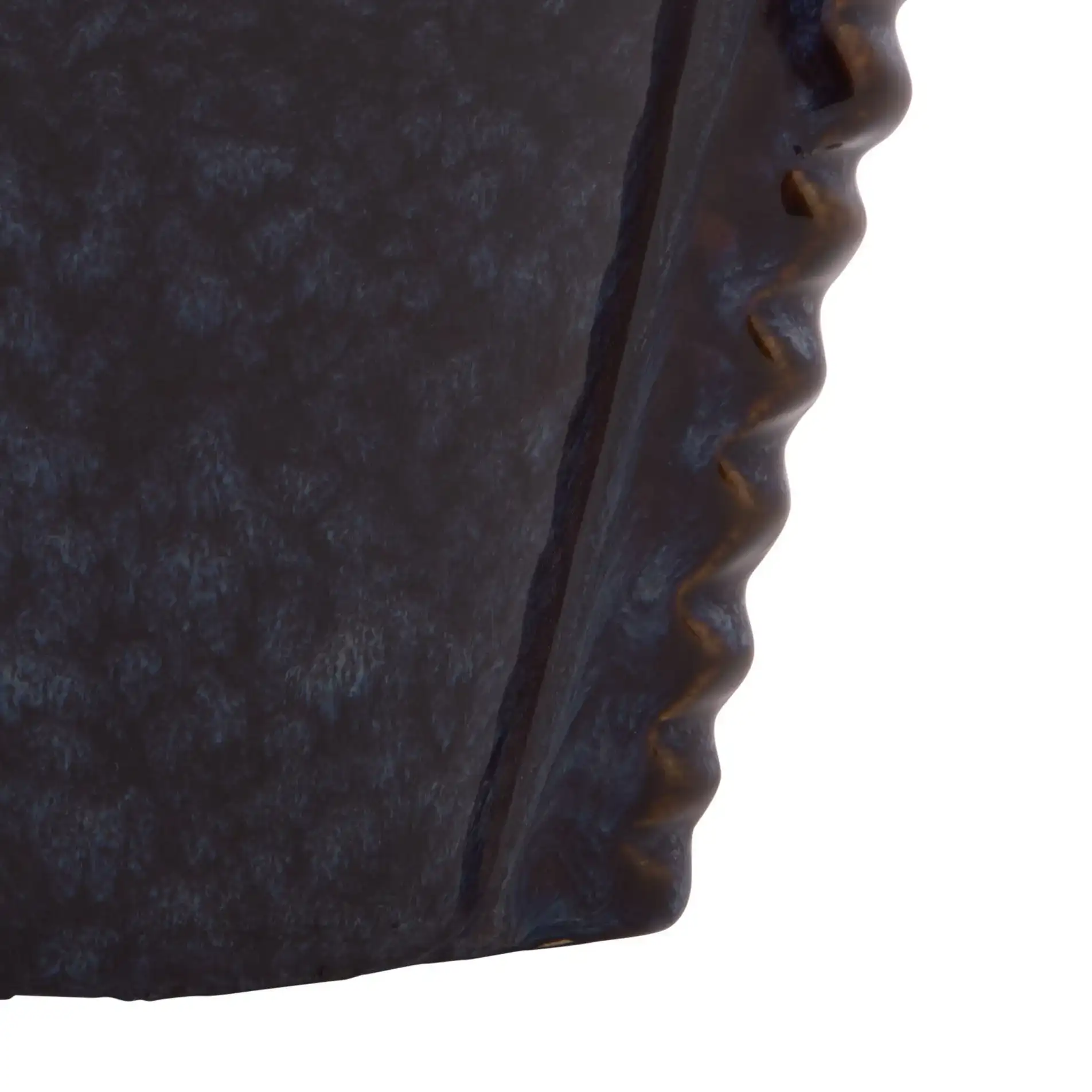 Mia Beam Trim Vase ( Set Of 2 ) in Blue, detail view