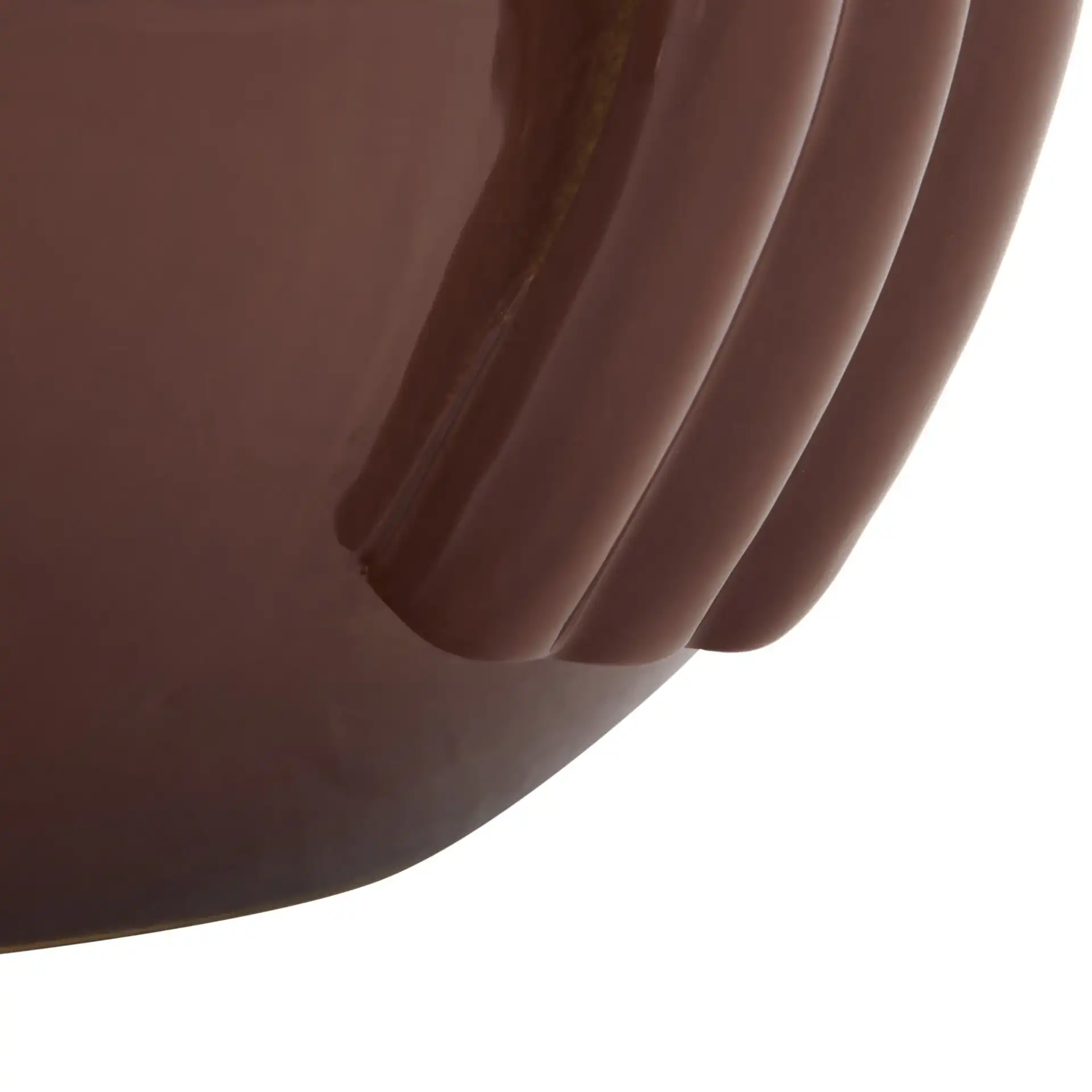 Tan0 Loop Handle Bowl in Terracotta, detail view