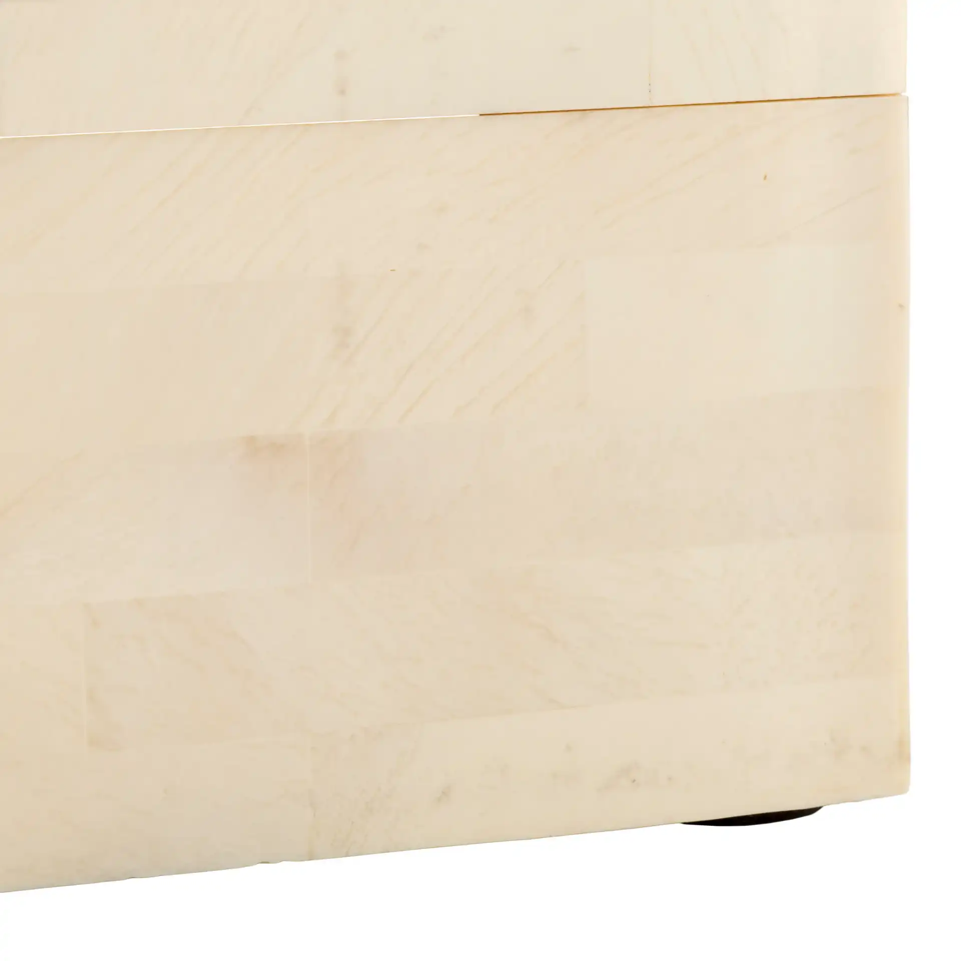 Sabi Decor Box (Set Of 2) in Antique Ivory / Faux Bone, detail view