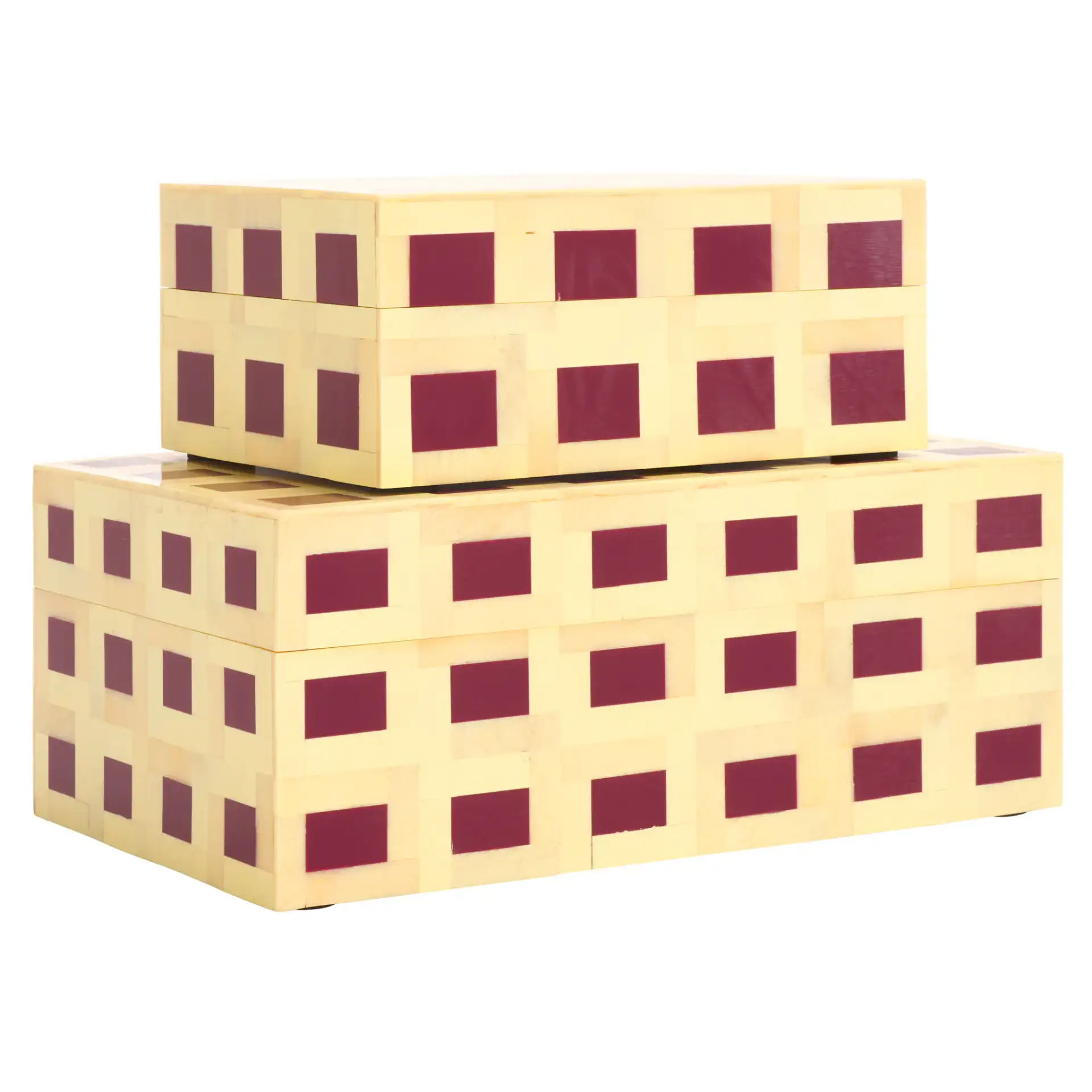 Sati Decor Box (Set Of 2) in Assorted / Multicolor, detail view