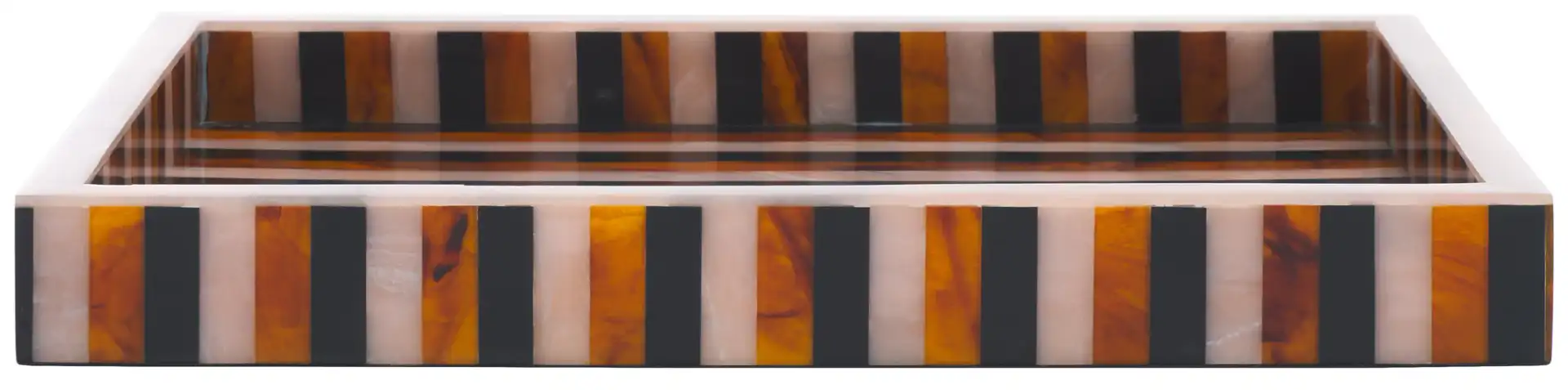 Ina Tray in Black / Brown