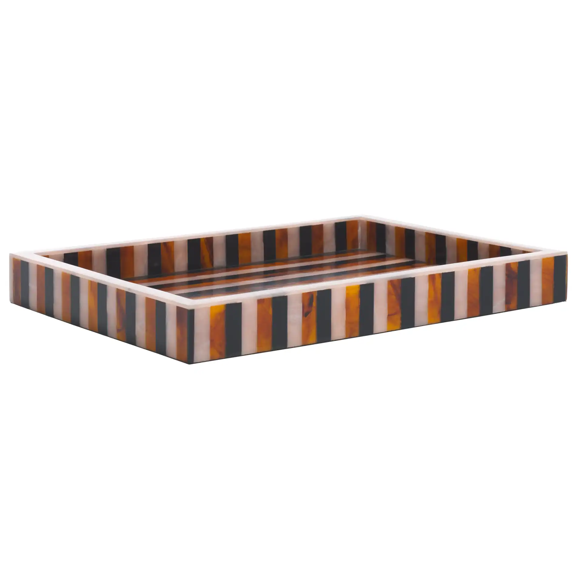 Ina Tray in Black / Brown, detail view