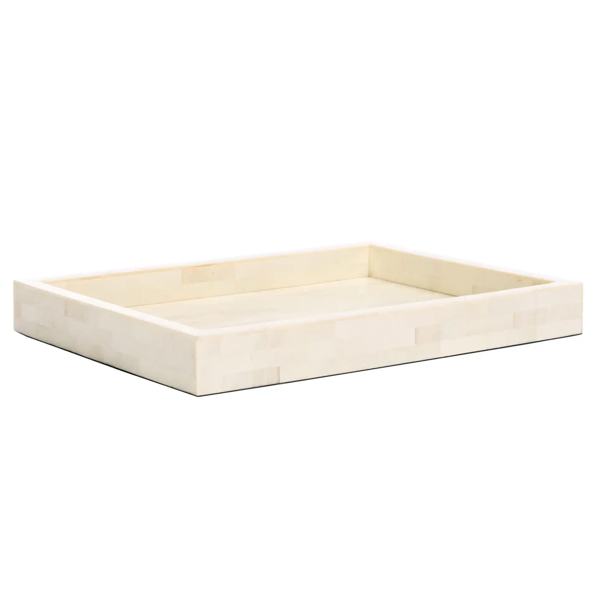 Sabi Tray in Antique Ivory / Faux Bone, detail view