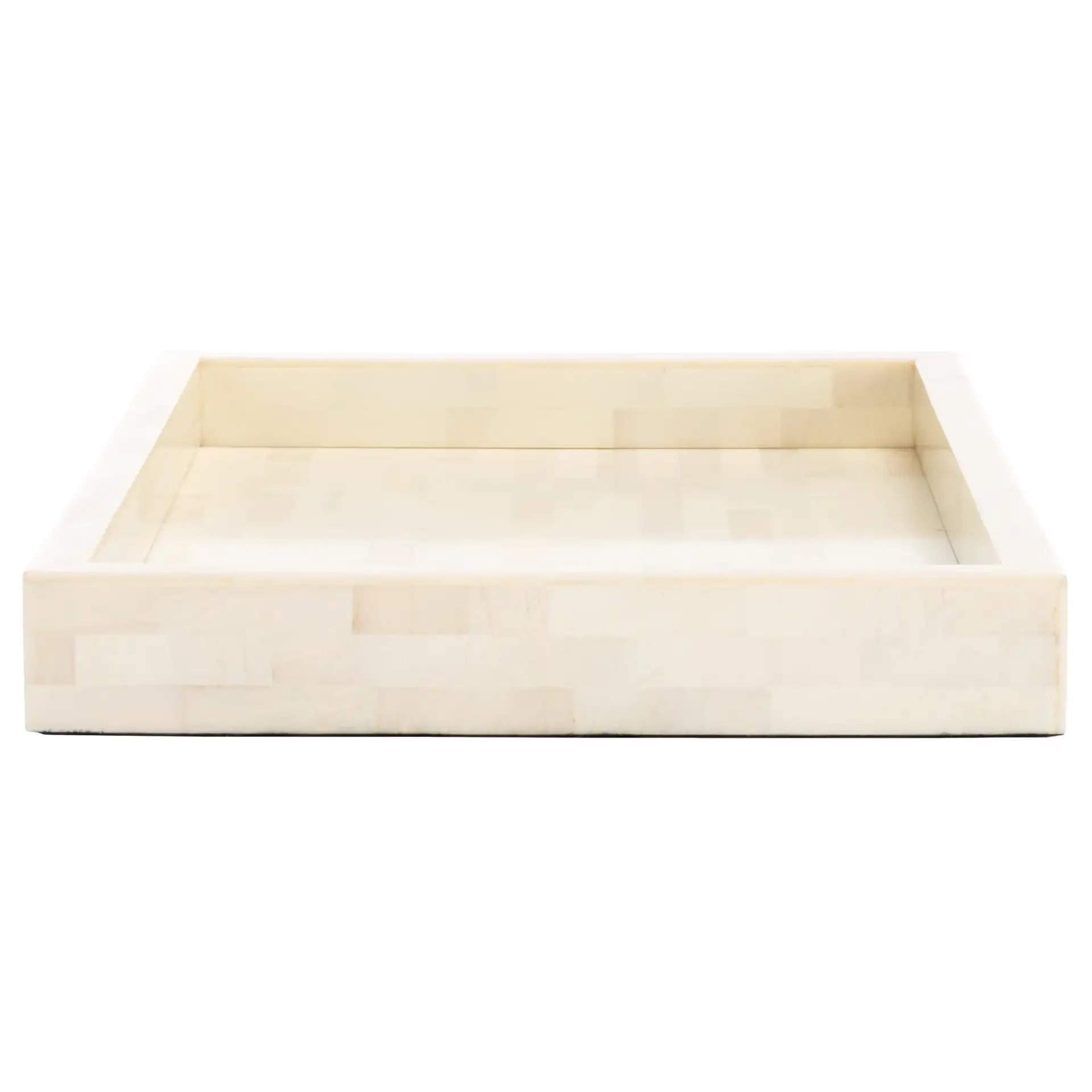 Sabi Tray in Antique Ivory / Faux Bone, detail view