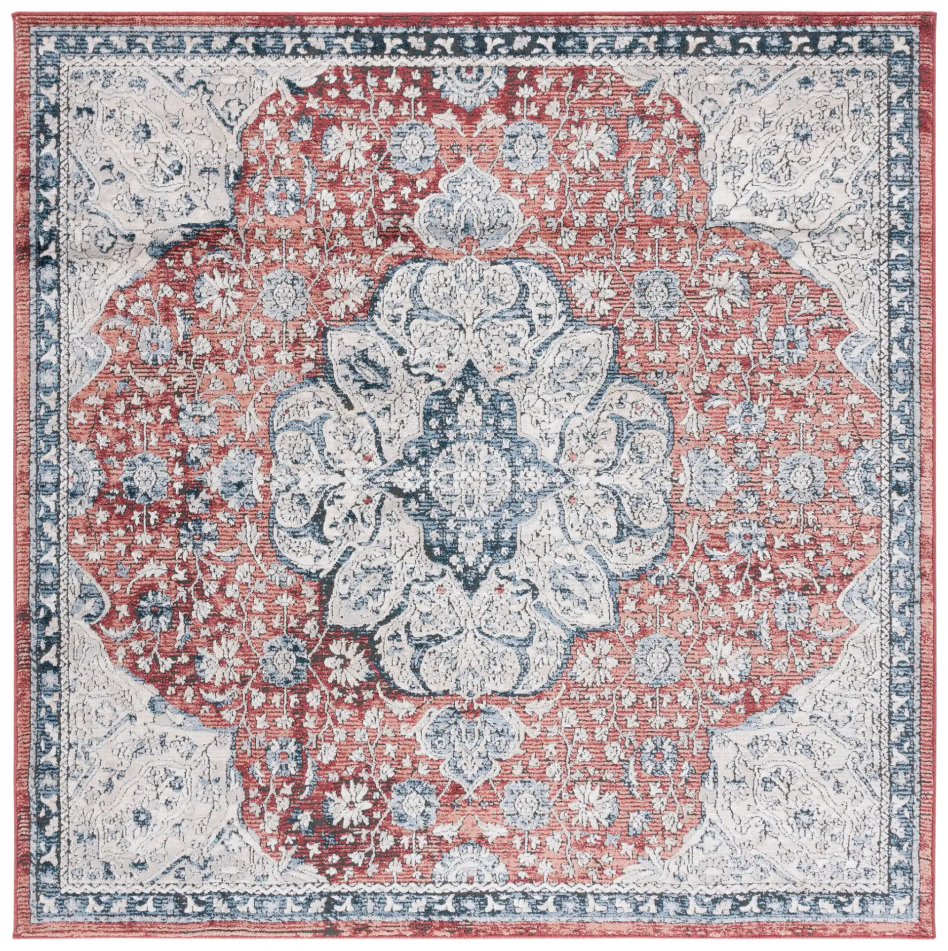 Ivory / Red