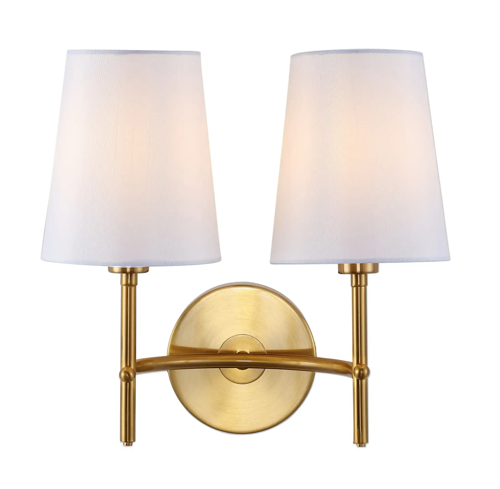 Barrett Two-Light Wall Sconce in Brass