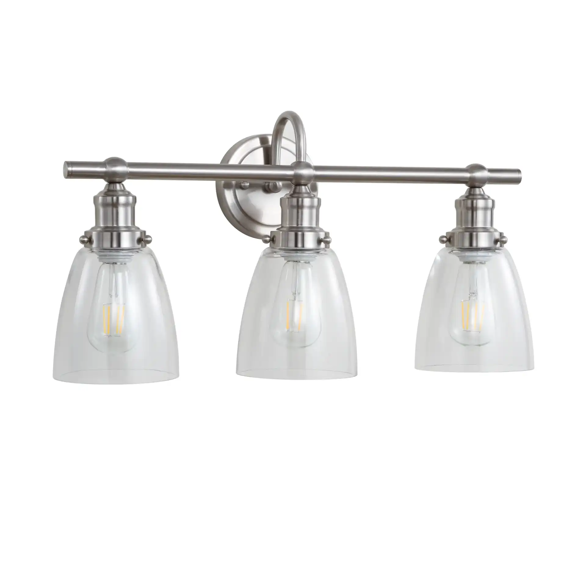 Dunes Three-Light Sconce in Natural Rattan, detail view