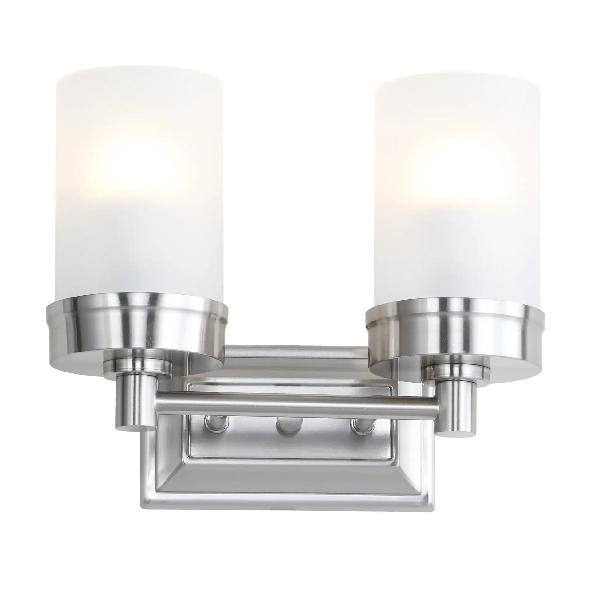 Kylan Two-Light Sconce in Nickel