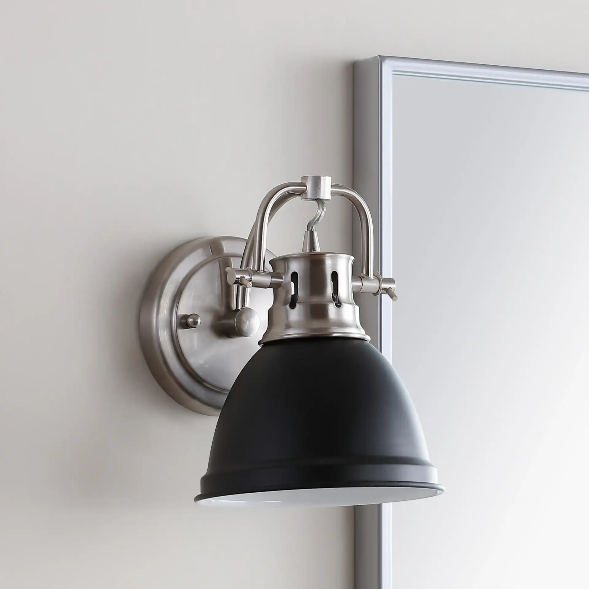 Lawson Sconce in White, detail view