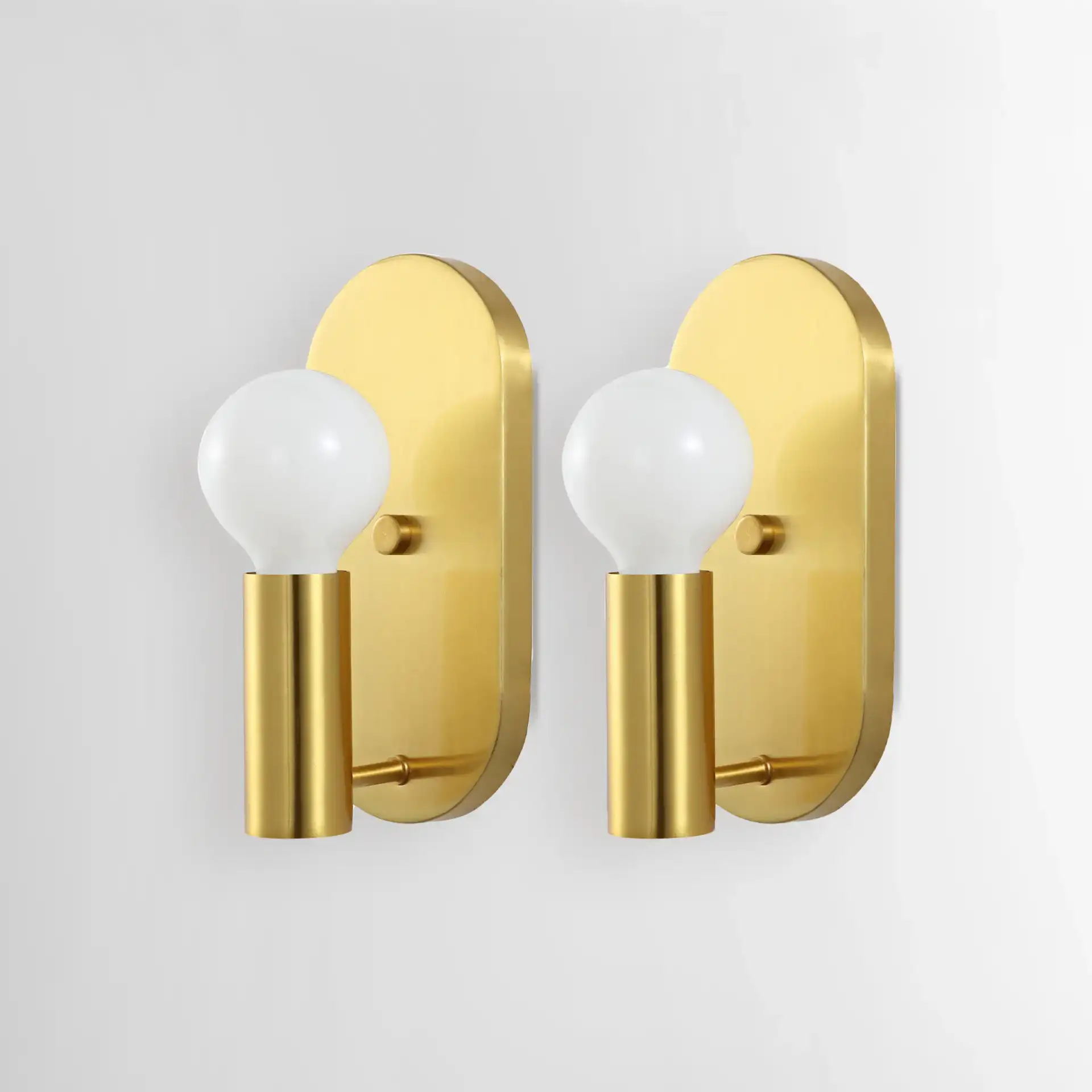 Irima Wall Sconce (Set Of 2) in Brass, detail view