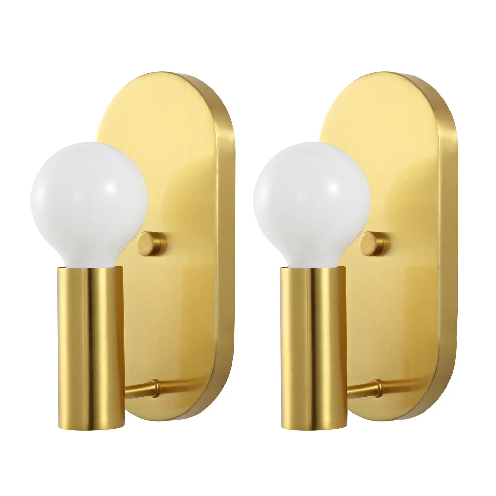 Irima Wall Sconce (Set Of 2) in Brass, detail view