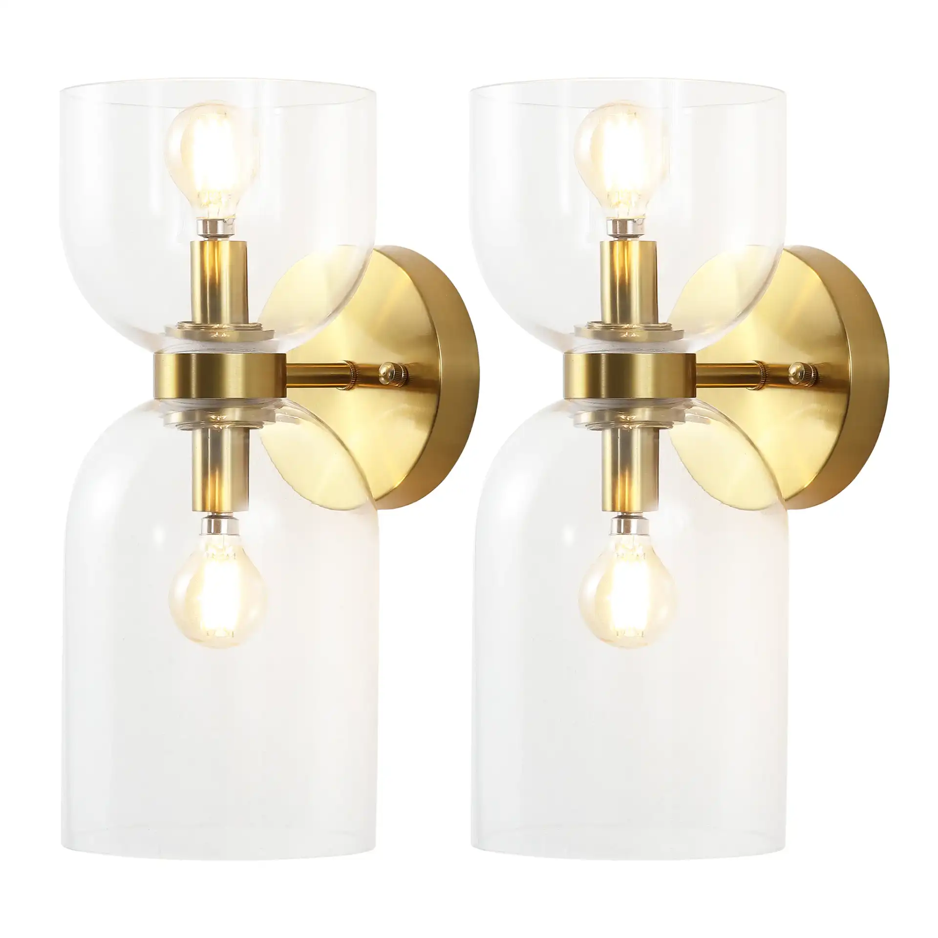 Clear / Brass
