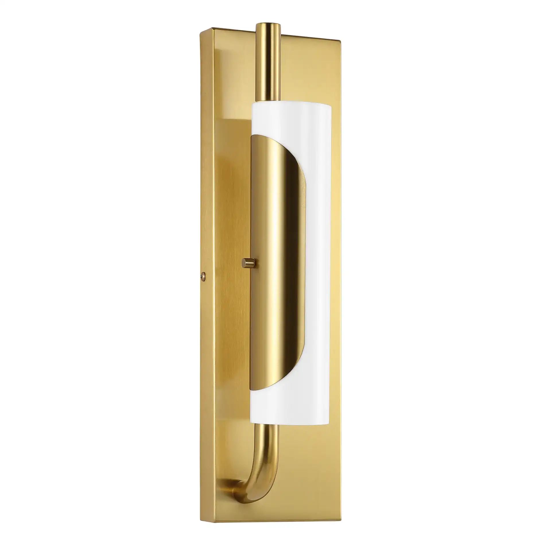 Momo Led Wall Sconce in Brass, detail view
