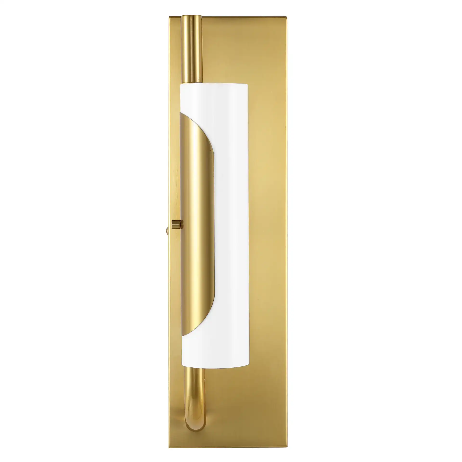 Momo Led Wall Sconce in Brass, detail view