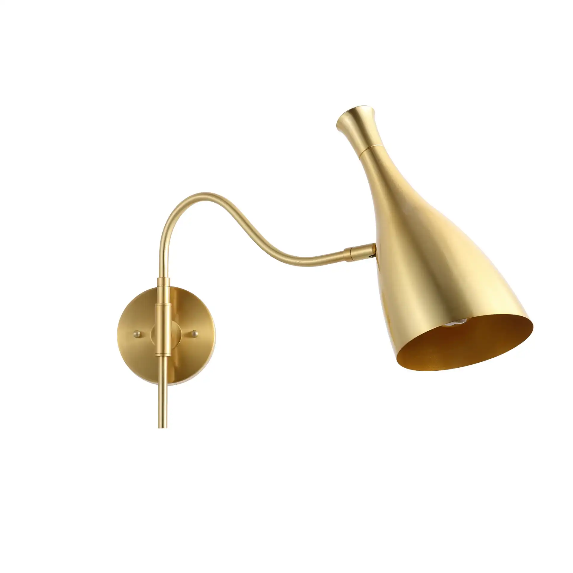 Harlona Wall Sconce (Set of 2) in Brass, detail view